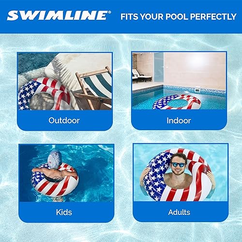Miniatura 4 de Swimline Flotador de tubo de piscina Americana de 36"
