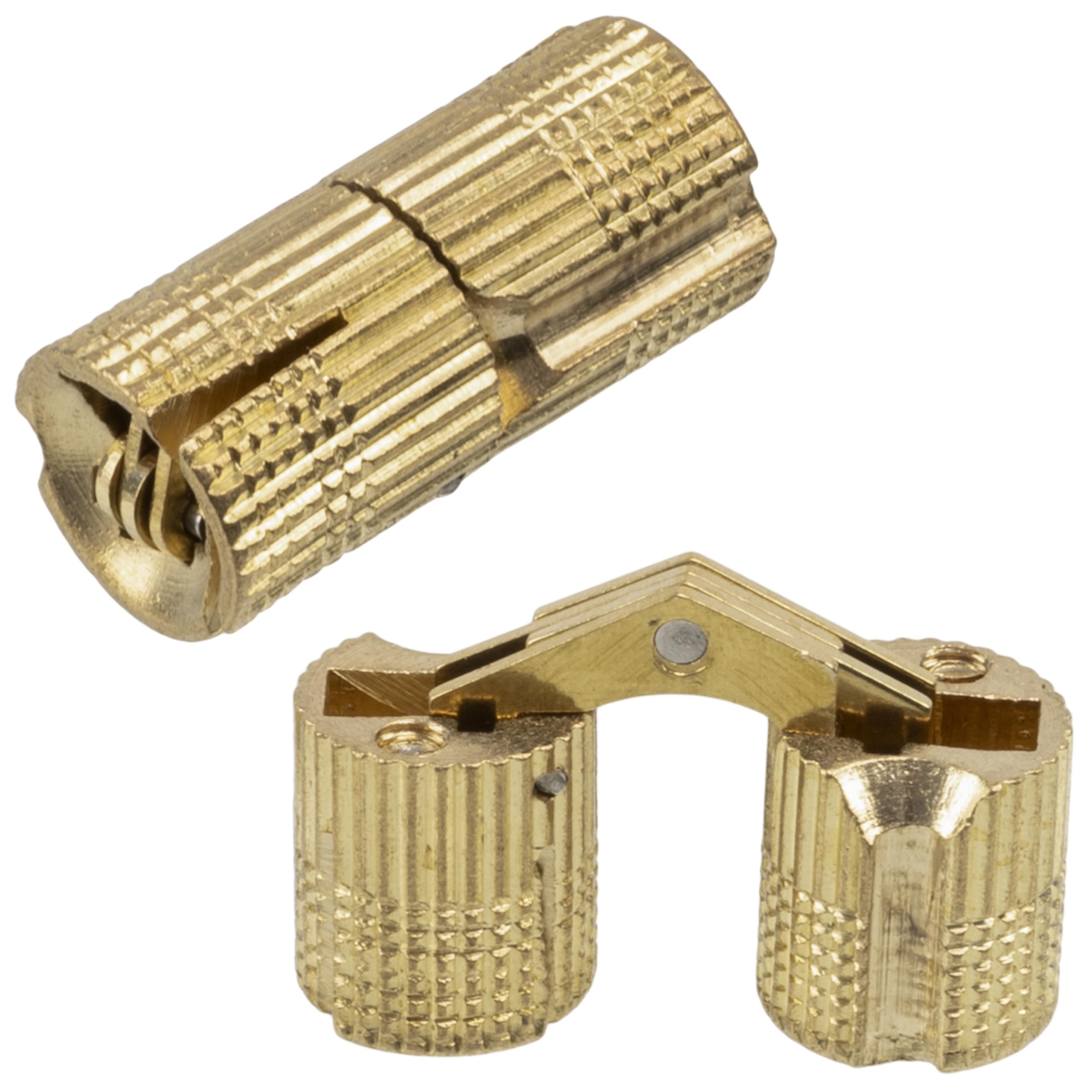 Cerniere A Scomparsa Per Mobili - Set 2 Pezzi, Angolo 45°, Con Ammortizzatore, Per Ante Incassate - Foto 13