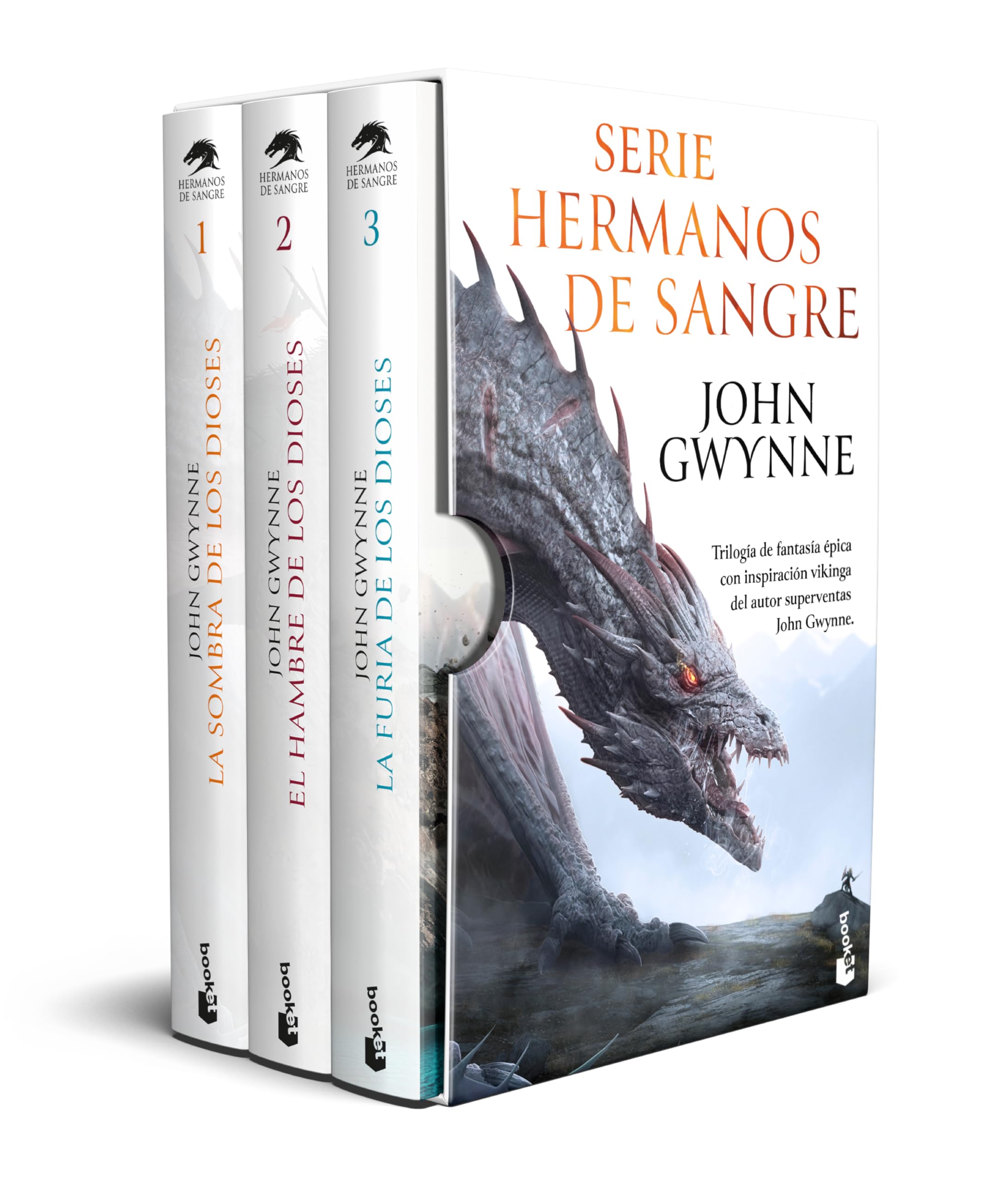 Estuche Hermanos de sangre: Incluye La sombra de los dioses, El hambre de los dioses y La furia de los dioses