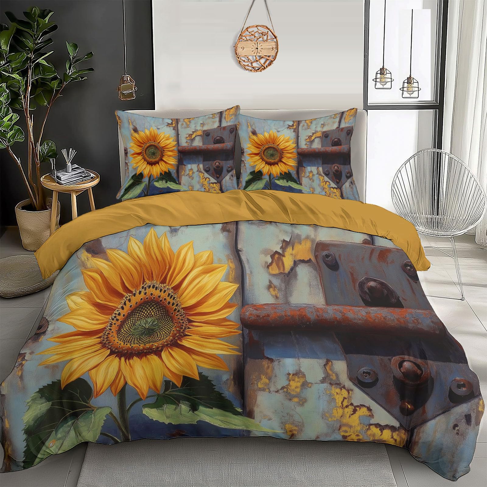 Housse de couette en douce texture aux finitions soignées