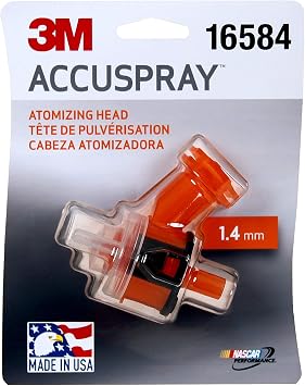 3M Accuspray Atomizing Head, 16584, Orange, 1.4 mm