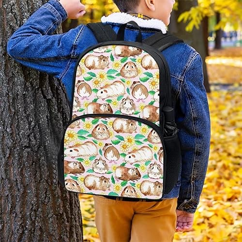 Miniatura 3 de Showudesigns Bonita mochila escolar de gran capacidad para niñas, Cobayas, Mochilas de mochila