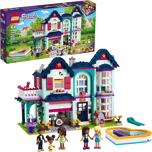 Miniatura 8 de LEGO Friends - Casa familiar de Andrea 41449 Kit de construcción. Este juego de muñecas es un gran regalo para niños creativos de 6 años de edad,