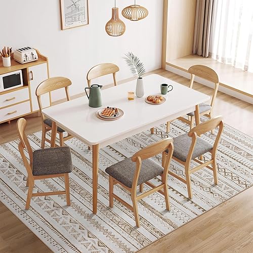 Miniatura 2 de Area Rugs - Alfombra para sala de estar, de 8 x 10 pies, lavable a máquina, alfombra suave de área grande con respaldo antideslizante, resistente a