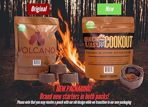 Miniatura 2 de El arrancador de fuego más potente que jamás usarás. Enciende fuego rápido con cero esfuerzo. Solo combustibles a base de plantas. Troncos ligeros y