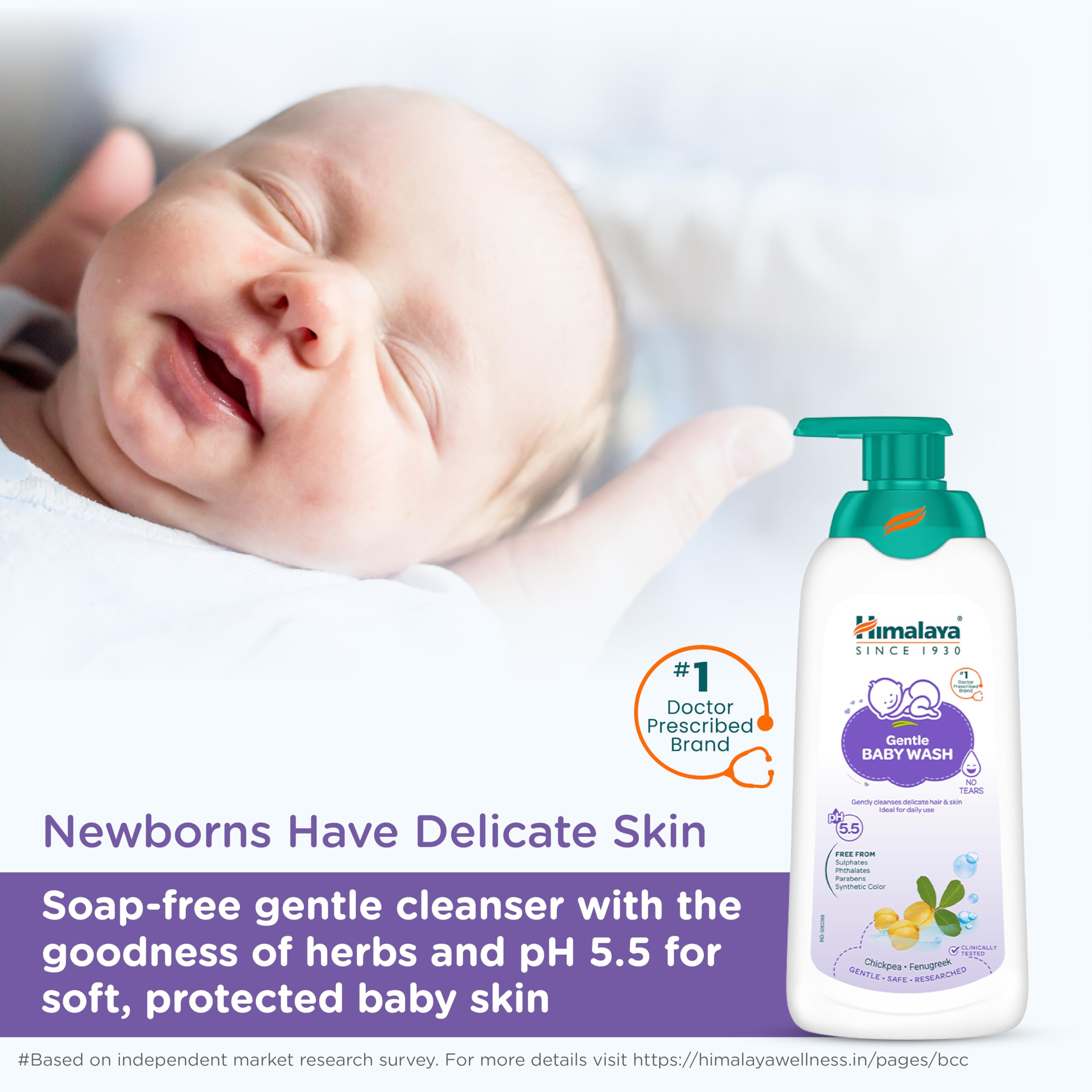 Hlmalaya Gentle Baby Wash 400 Ml
