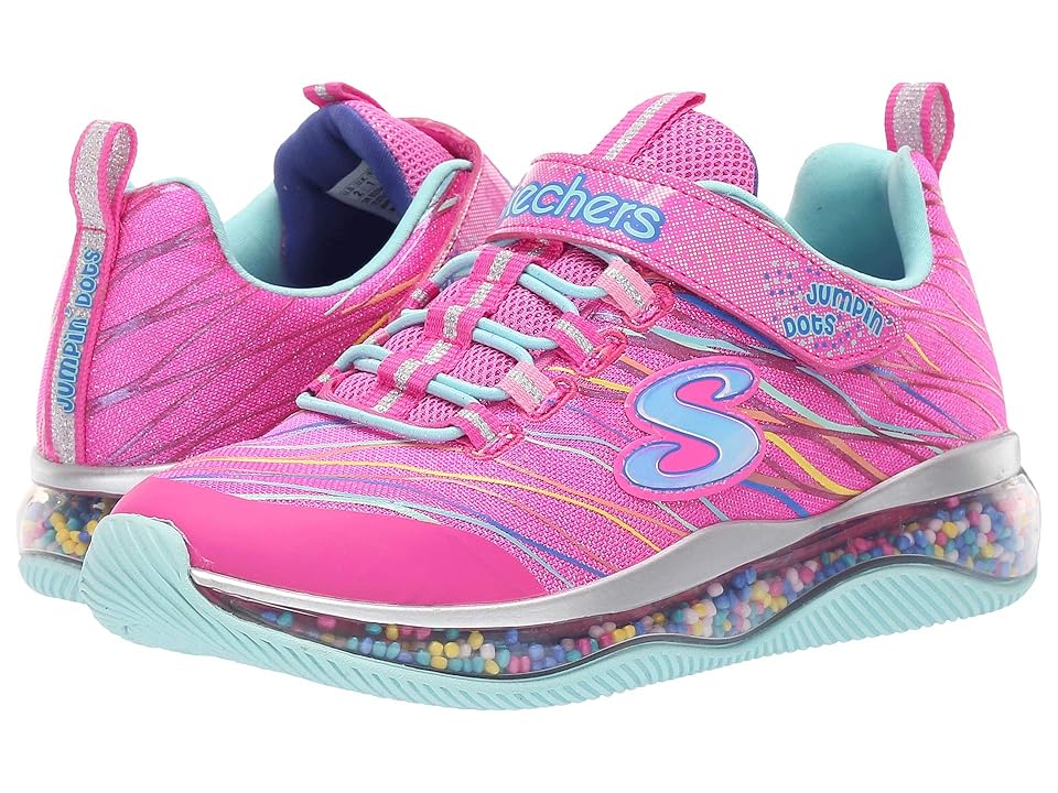 

SKECHERS KIDS Skechers Funfetti 81594L (Little Kid/Big Kid) (Neon Pink/Multi) Girl's Shoes