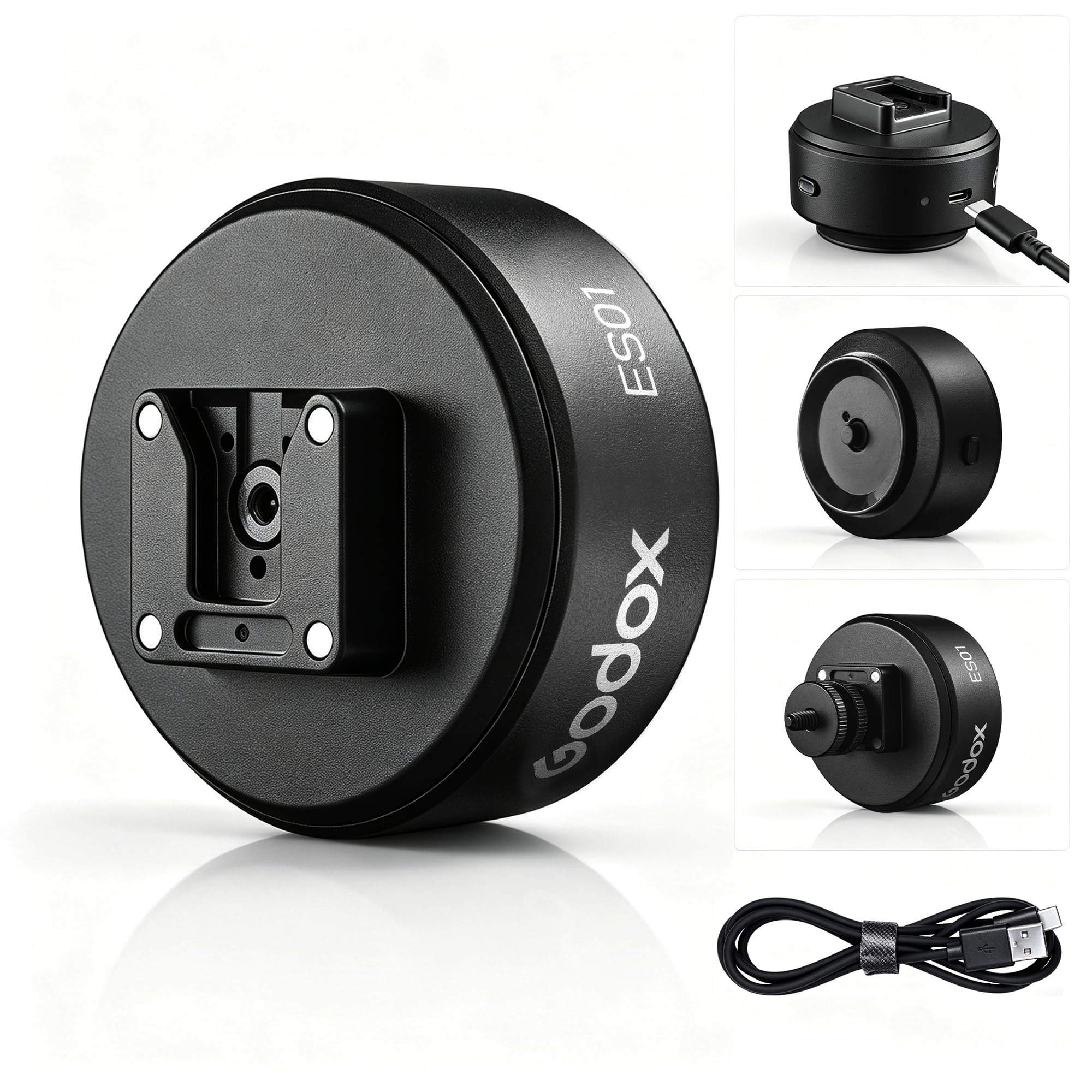 ES01 Electric Vacuum Suction Mount Magnetic Camera Light Holder