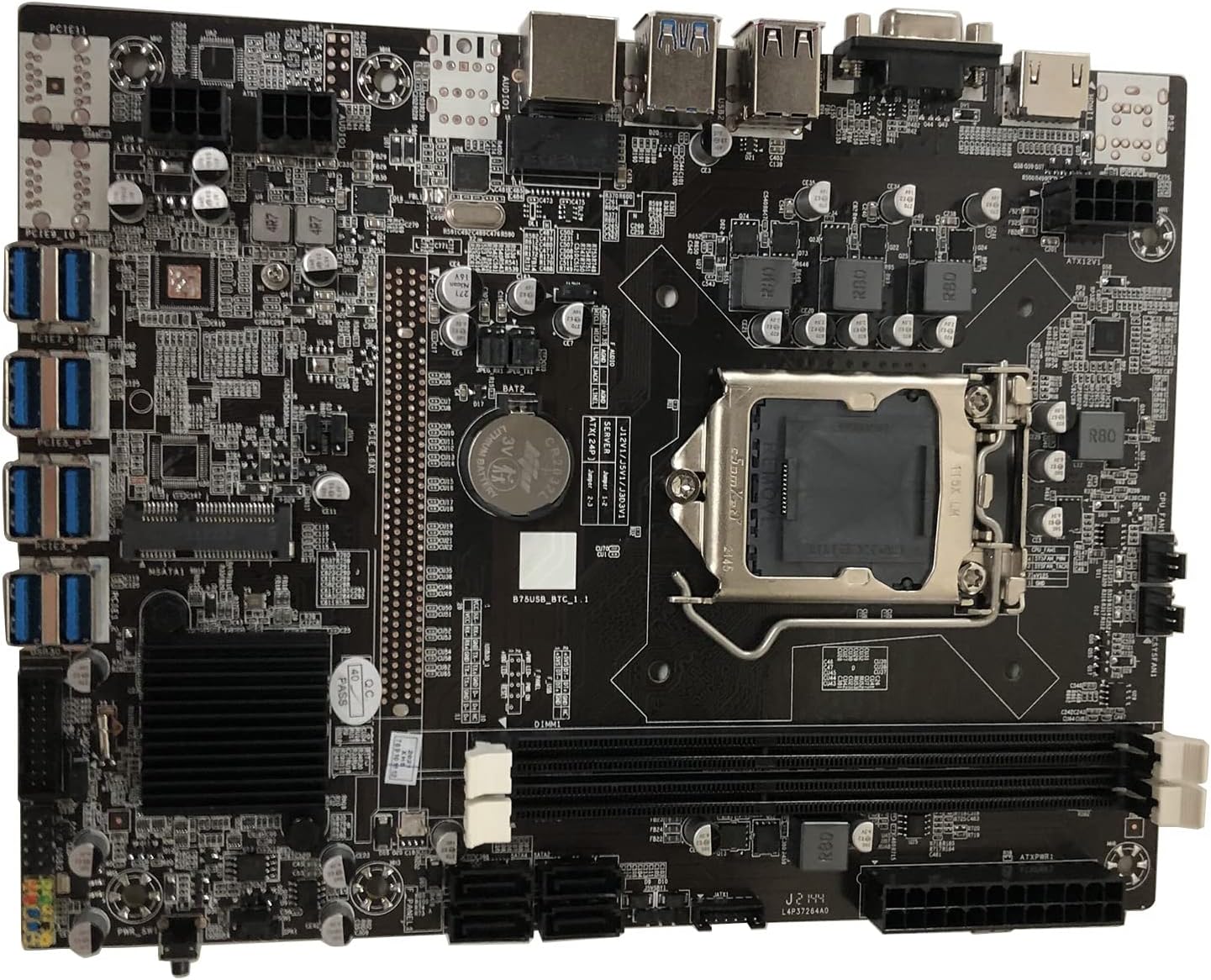 B250C-BTC マザーボード 1155 DDR3 8 PCI-E グラフィックス カード スロット SATA2.0 BTC マザーボード