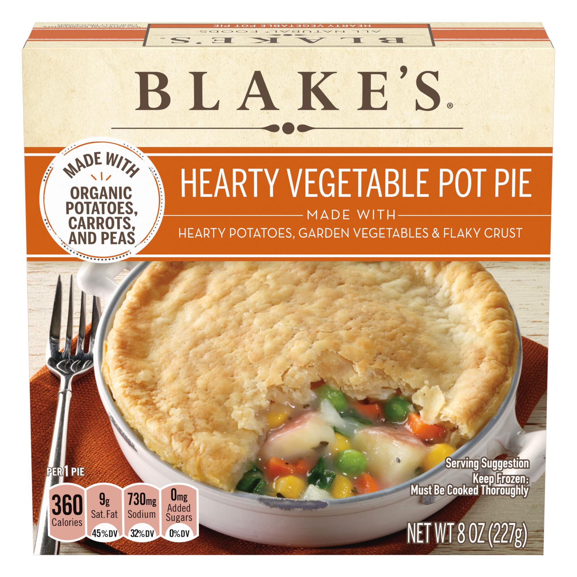 Blake's Hearty Vegetable Pot Pie, 8 Oz