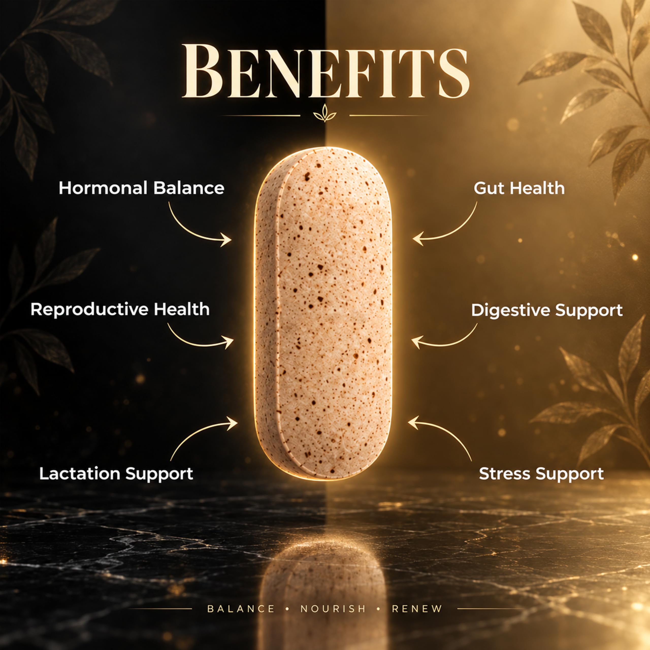 Shatavari 600 mg 60 Caplets For Hormonal Balance & Lactation — Amazon image 4
