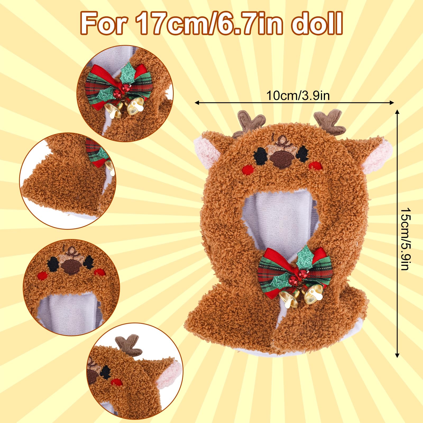 Fukaisu Christmas Clothes for 6.7in Dolls - Image 2