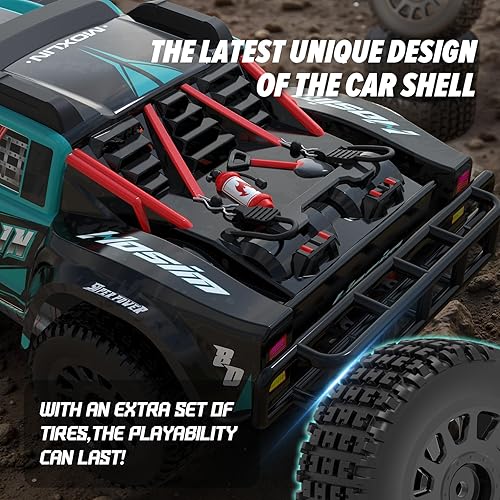 Miniatura 8 de Hosim Autos RC sin escobillas 114 para adultos, batería 3S 50 mph coche RC rápido impermeable 4x4 todo terreno todoterreno de alta velocidad RC