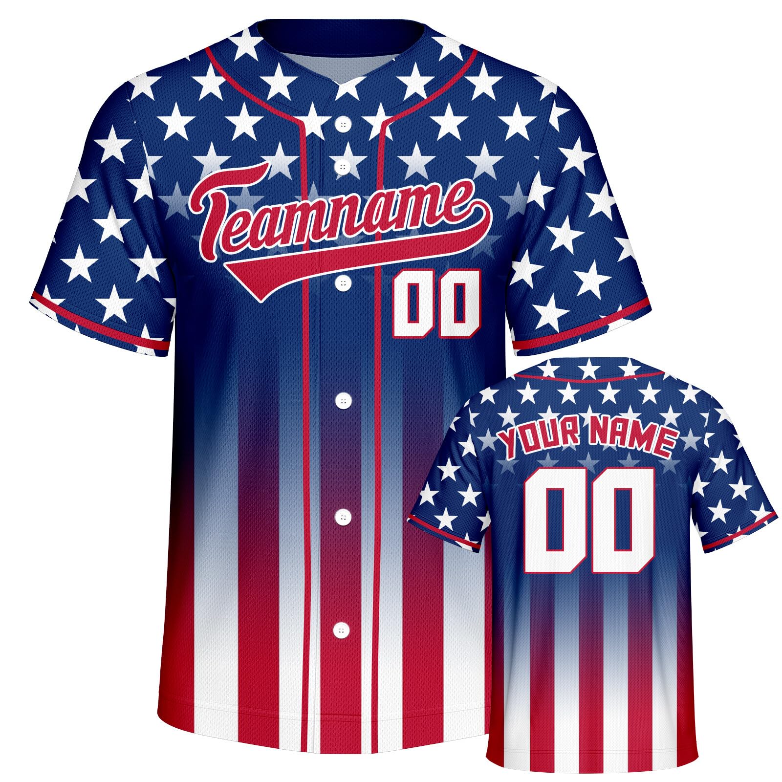 Custom Baseball Jersey Printed Team Name Number Logo Personalized Sports Uniform Shirts Fans Gift Men Women Youth Kid S~6XL