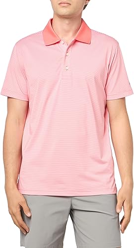 Brooks Brothers Polo KNT Perf Micro STP para Hombre, Naranja, XXL