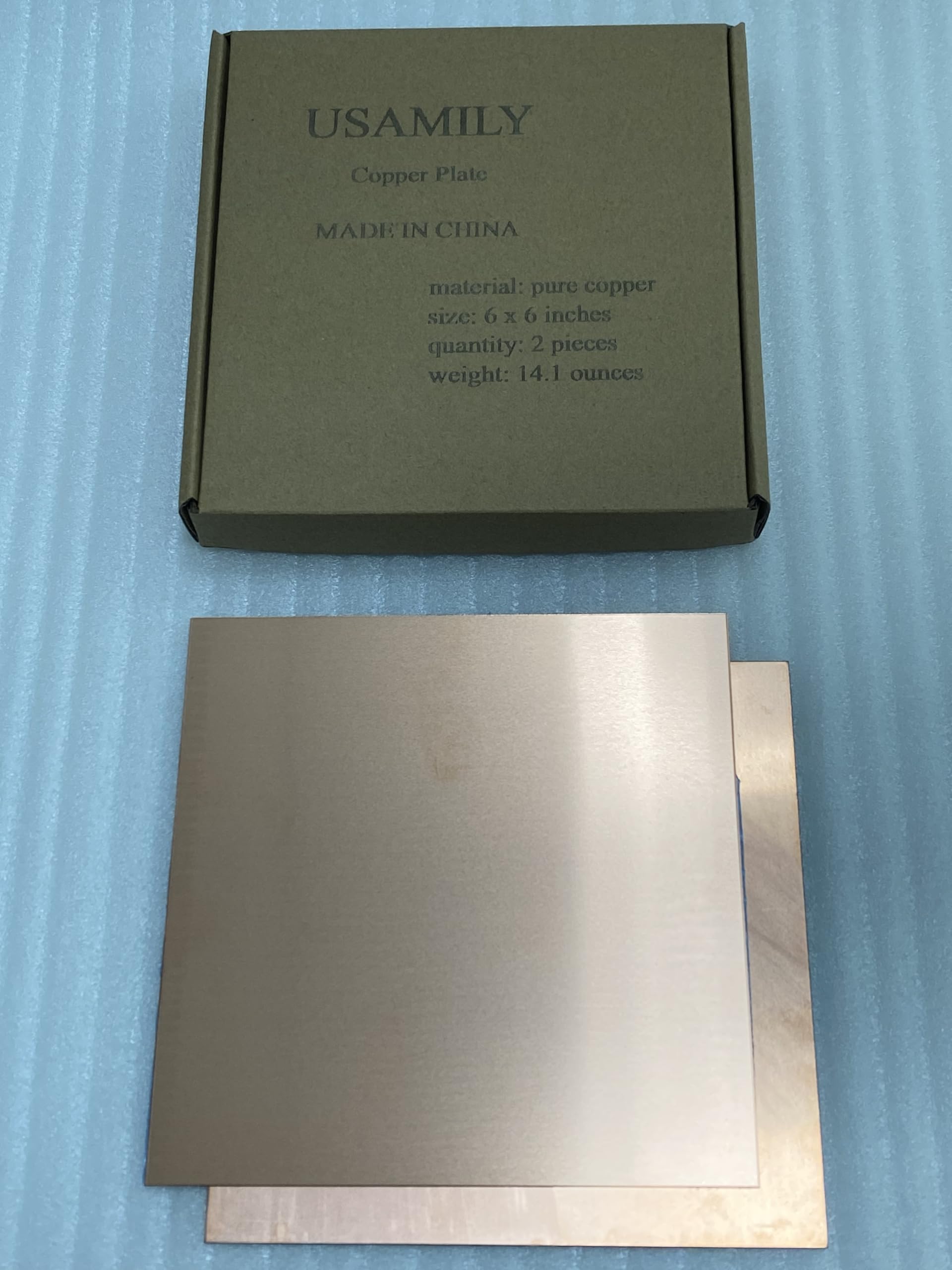 Amazon.com: USAMILY Pure Copper Sheet Plate 6