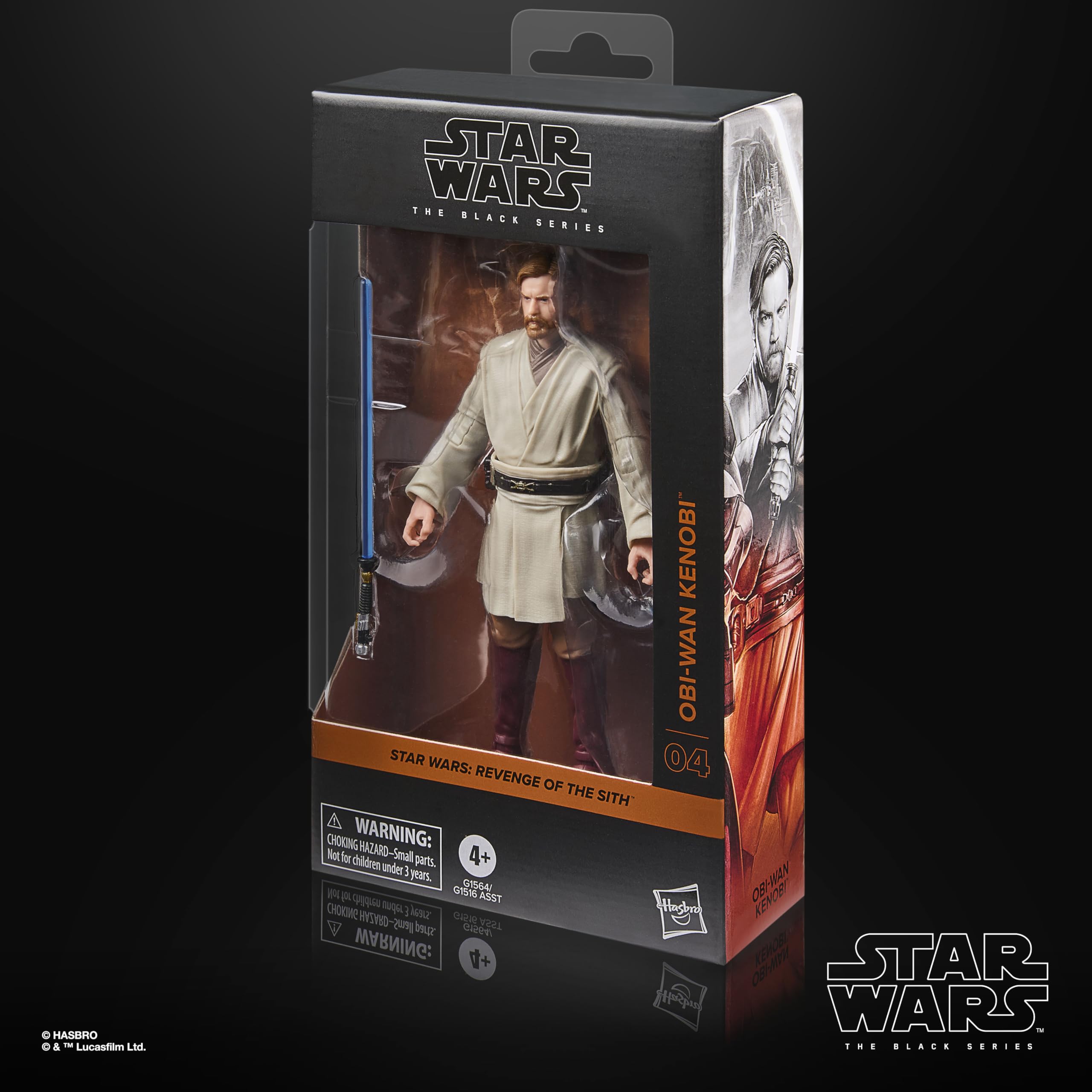 Star Wars Hasbro The Black Series, Obi-Wan Kenobi, action figure collezionabili premium ispirate alla serie vendetta dei Sith, da 15 cm