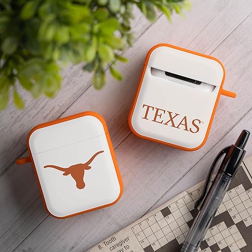 Miniatura 2 de AFFINITY BANDS Texas Longhorns HDX - Funda compatible con Apple AirPods Gen 1 y 2 (naranja quemado clásico)