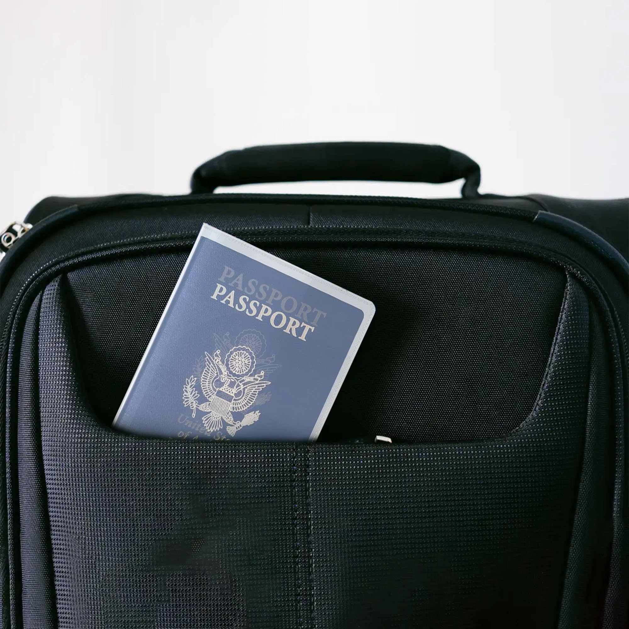 Étui de Protection Transparent pour Passeport, étui de Protection étanche, Pochette Transparente en Vinyle pour Carte d'embarquement et Carte d'identité, Lot de 10