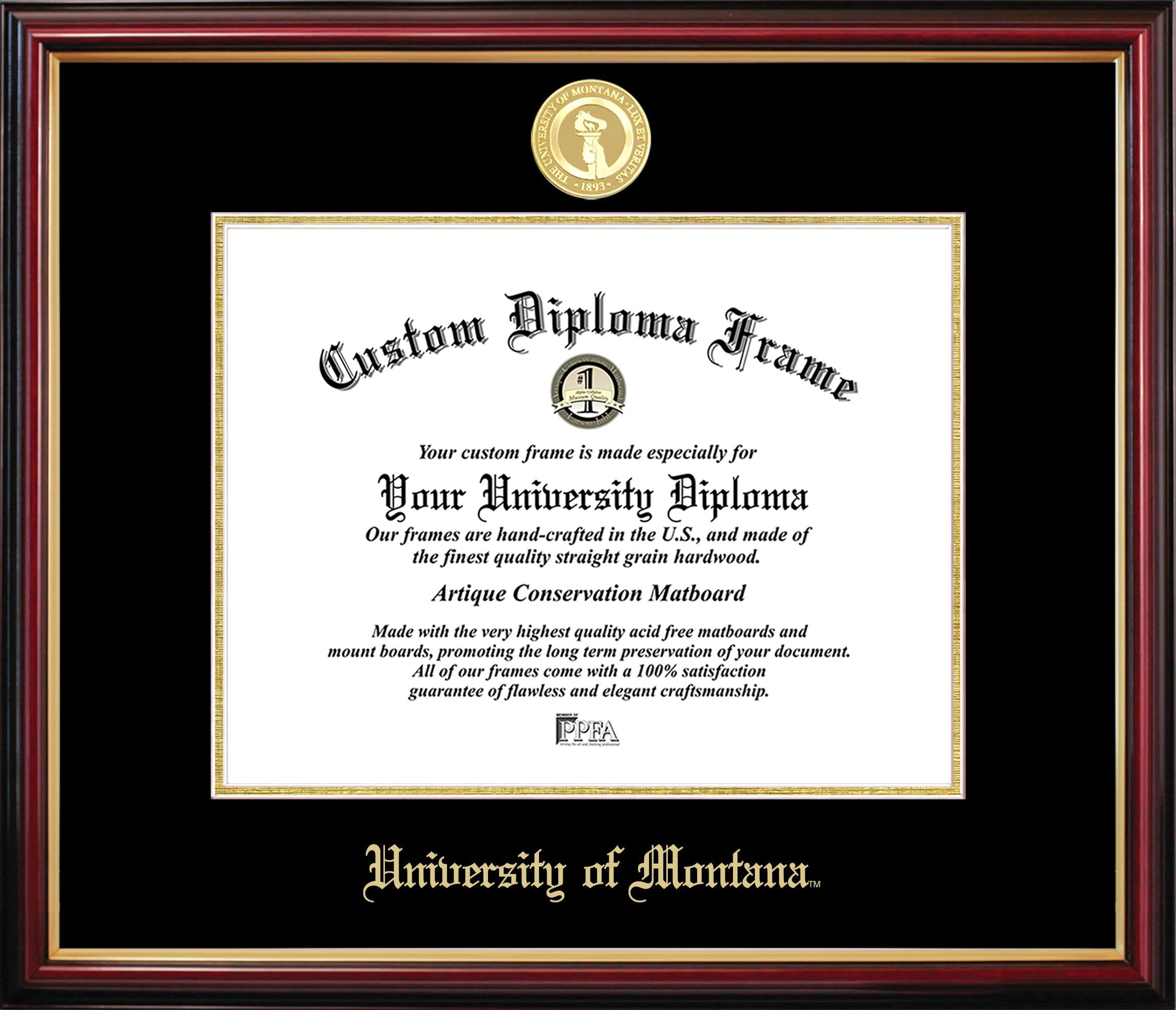 Campus Images University of Montana Petite Diploma Frame