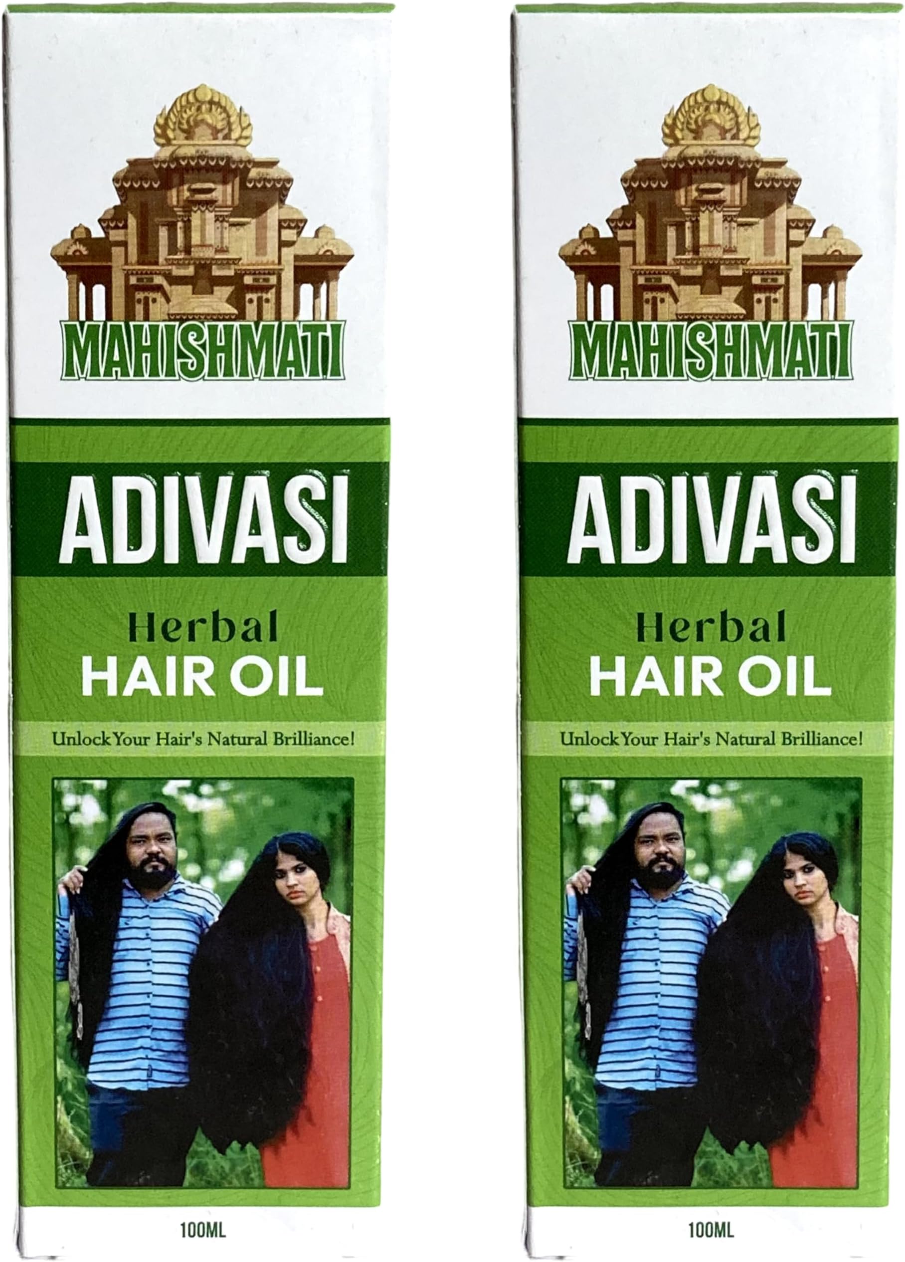Original Mahishmati Adivasi Herbal Hair Oil (200ml) Unlock Hair's Natural Brilliance (Pack Of 2)…