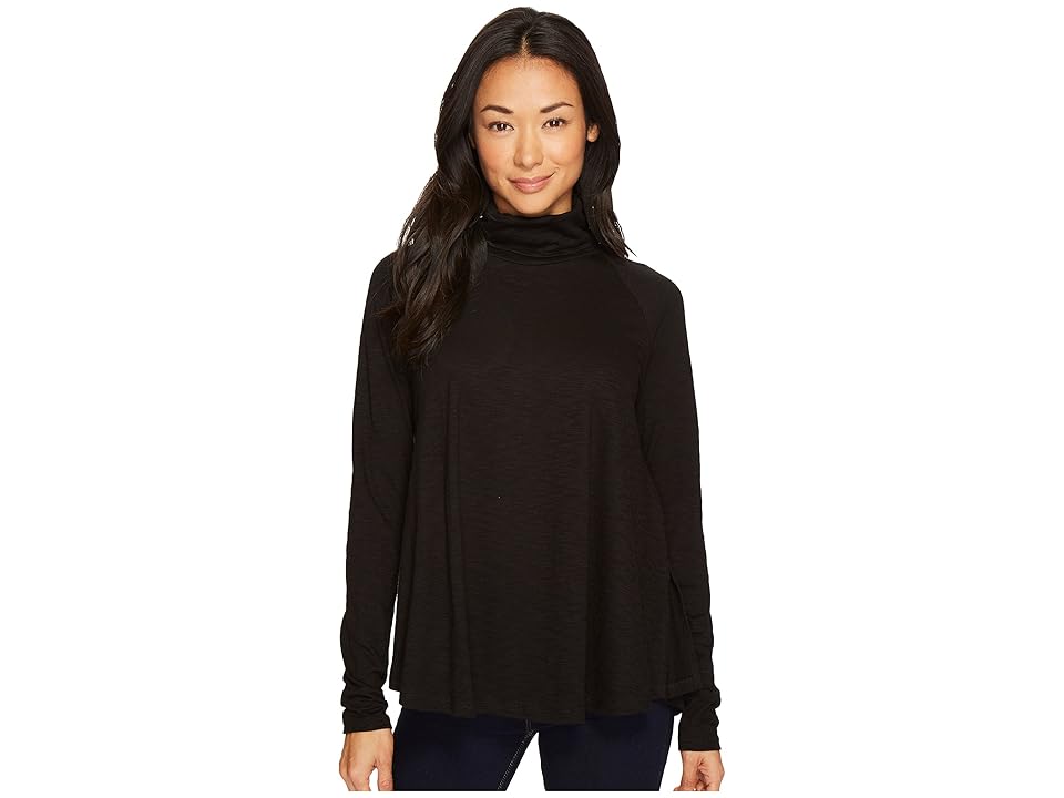 

Lilla P Swing Turtleneck (Black) Women's Clothing