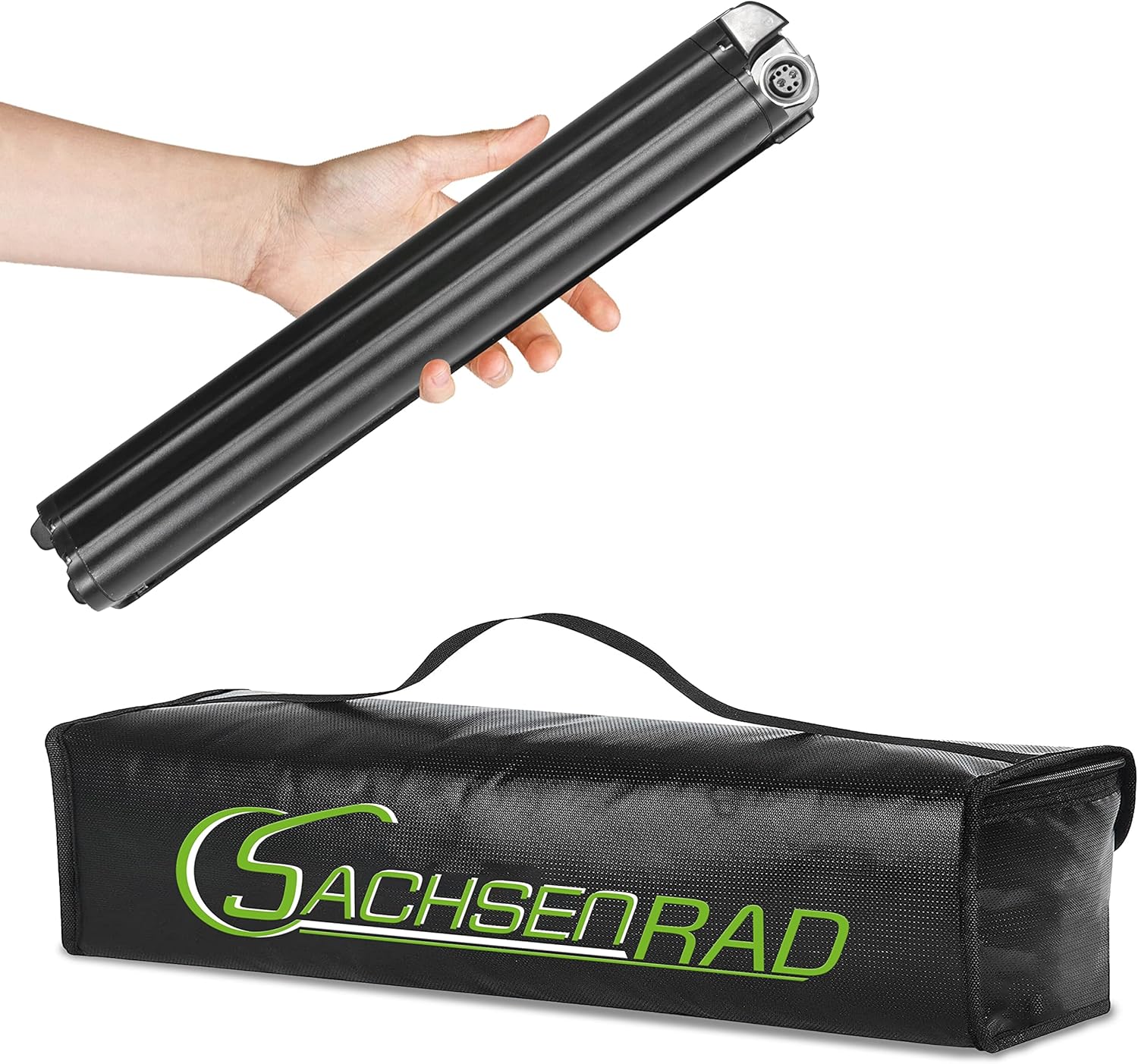 SachsenRAD R8 Ebike Akku Tasche, Feuerfest bis 1000°C E-Bike Akku Schutzhülle Tasche mit ...
