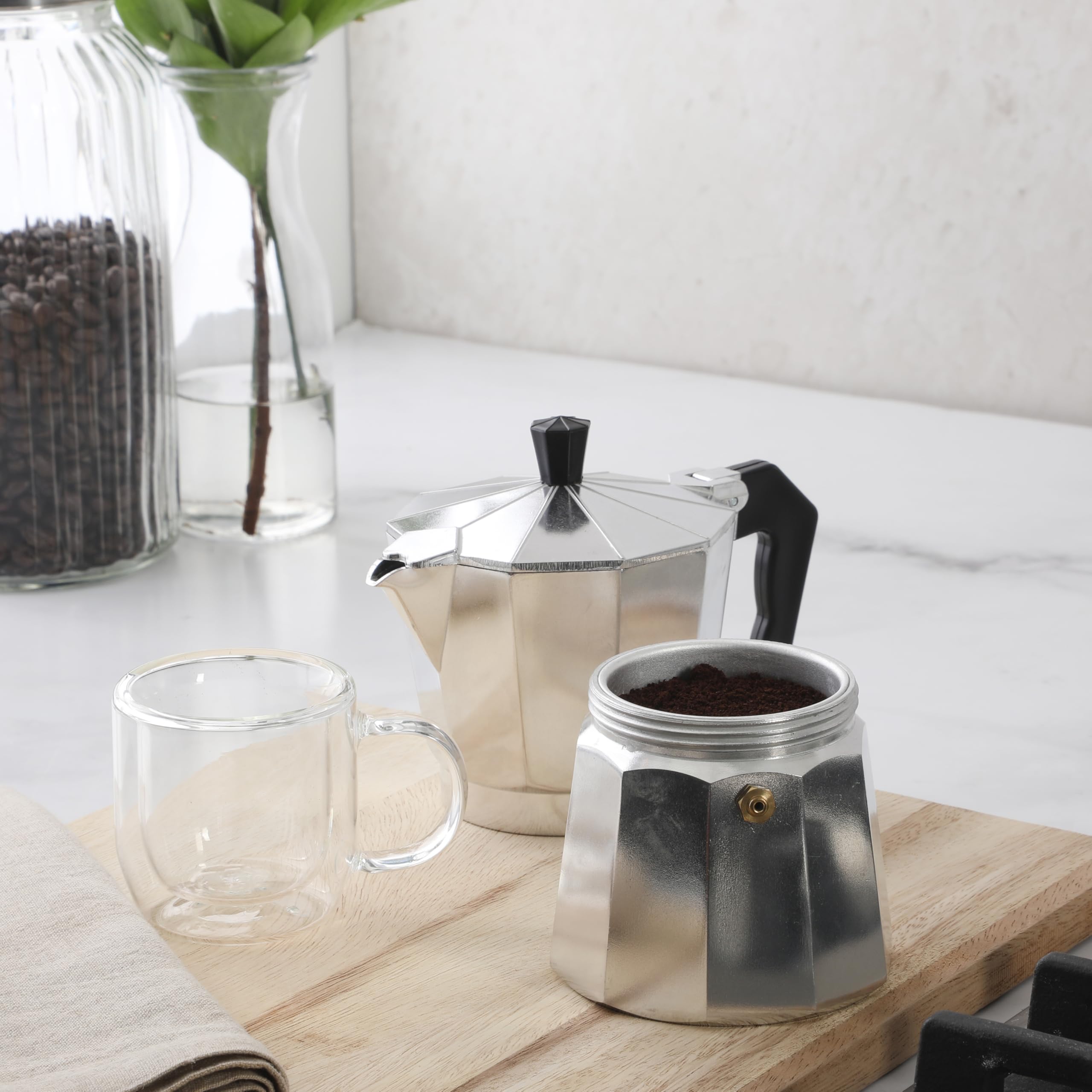 Amazon.com: Mr. Coffee Brixia 6-Cup Stovetop Espresso Maker