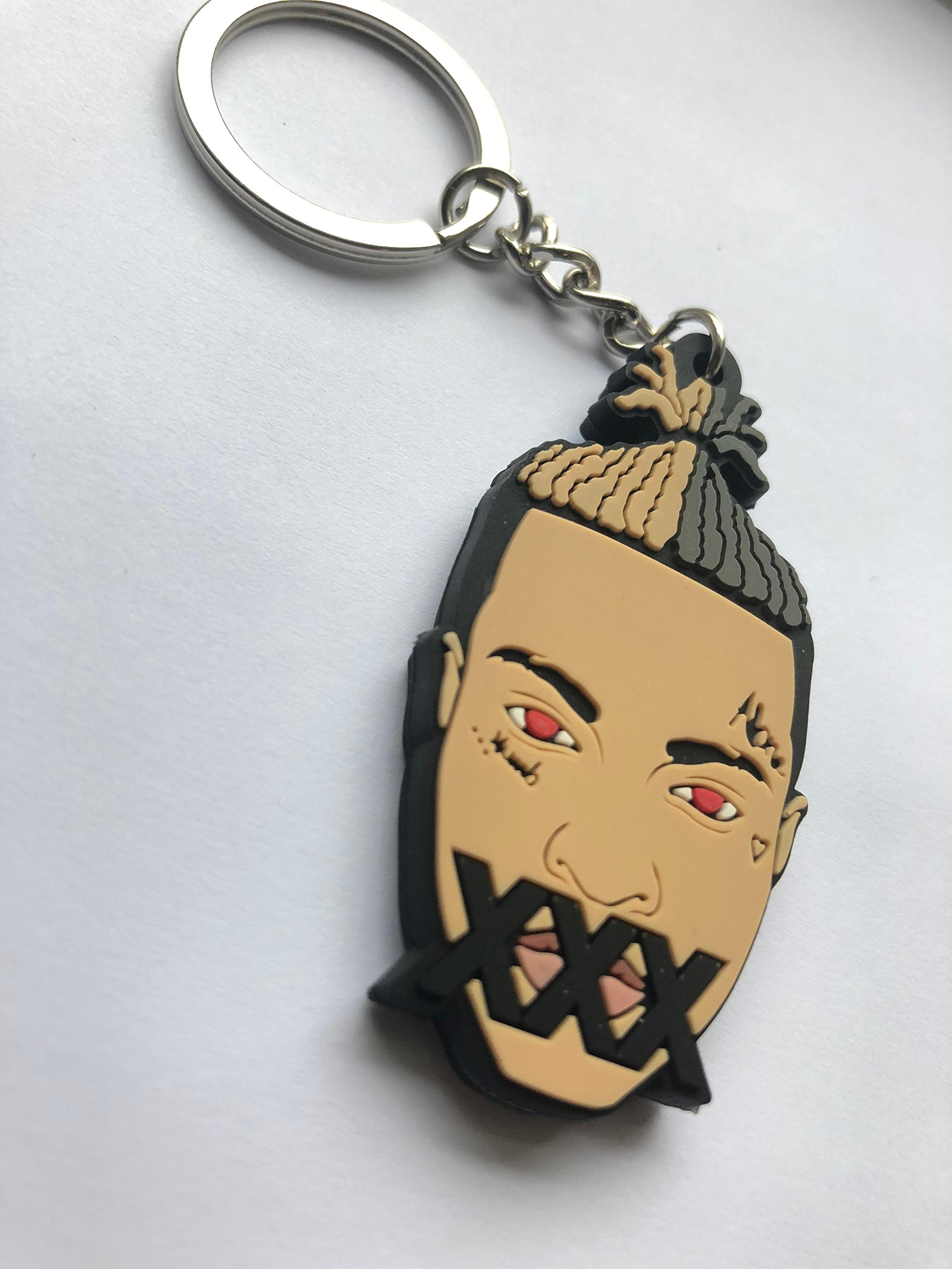 Xxxtentacion キーホルダー HHKEYCHAINS XXXTentacion Two-Face Keychain Hip Hop : Amazon