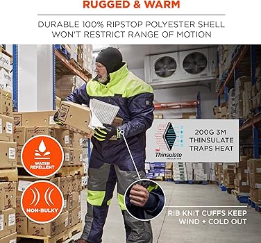 Amazon.com: Ergodyne N-Ferno 6475 Insulated Freezer Suit, Cold