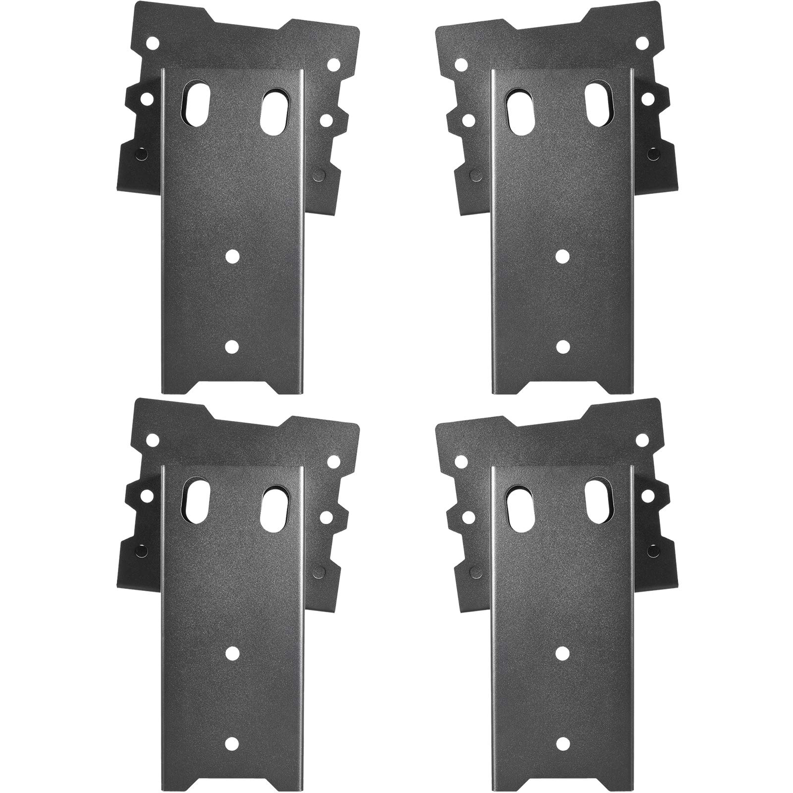 VEVOR Deer Blind Brackets 4 x 4 Deer Stand Brackets Powder Coated Steel Tree House Brackets Heavy Duty Deer Stands 4 PCS Elevated Deer Blinds for Outdoor Platform and Hunting Stand W/Screw Kit