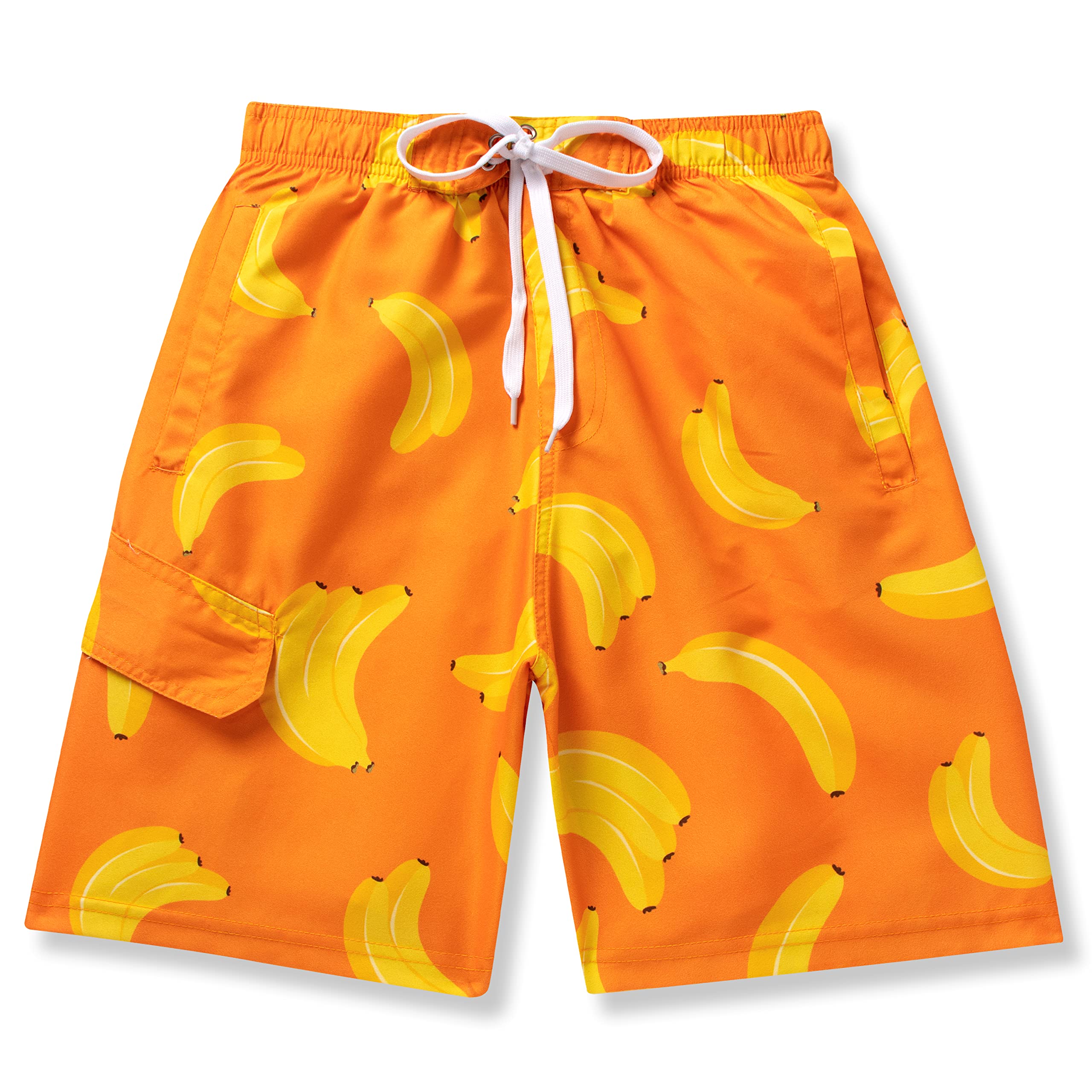 Boys Swim Trunks, Quick Dry Drawstring UPF 50+ Kids Swim Shorts, Toddler Beach Shorts, Boardshort, Boy Swimwear