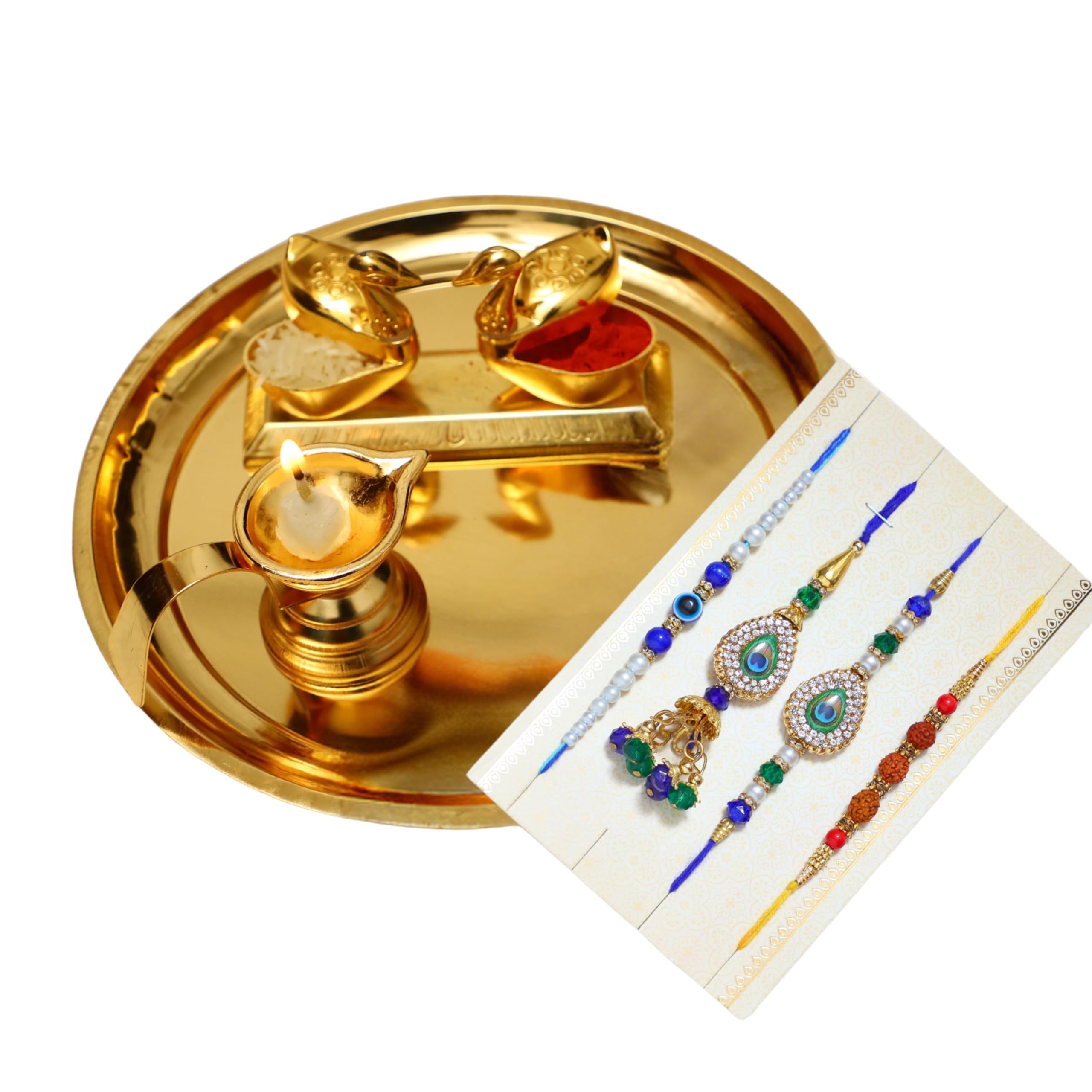 See full amazon price history chart for CHHARIYA CRAFTS Mens Thali, Rakhi, Showpiece Set (1 Thali, 1 Kumkum Box, 1 Diya, Chawal Roli Pack, 1 Designer Lumba, 3 Rakhi) CHHARIYA CRAFTS Mens Thali, Rakhi, Showpiece Set (1 Thali, 1 Kumkum Box, 1 Diya, Chawal Roli Pack, 1 Designer Lumba, 3 Rakhi) (B0CBRSXPYN) Amazon Price History, Amazon Price Tracker