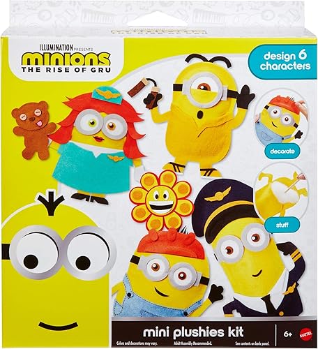 Mattel Minions: El ascenso de Gru Mini-Plushies Kit