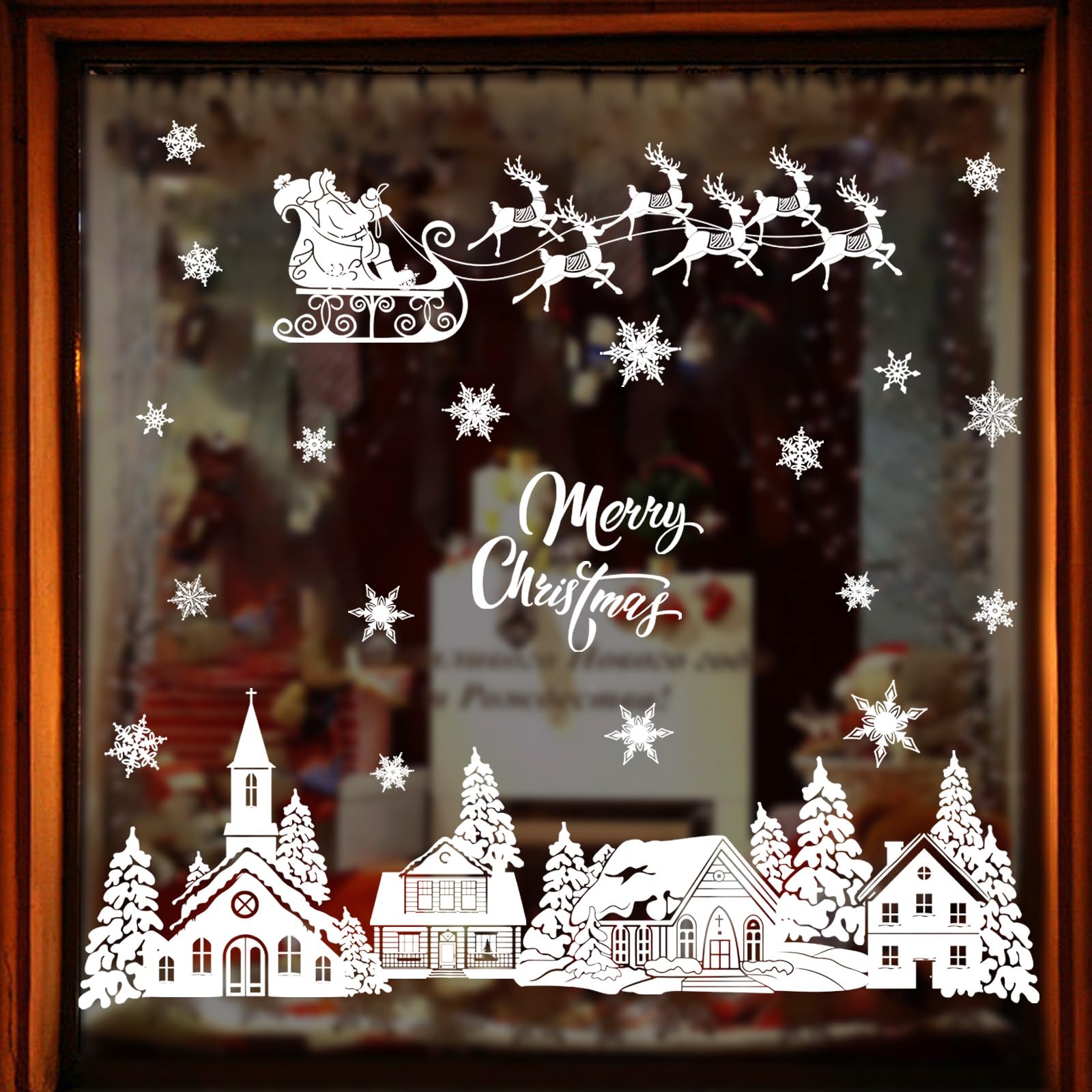 Autocollant Fenêtre De Noël - Canada