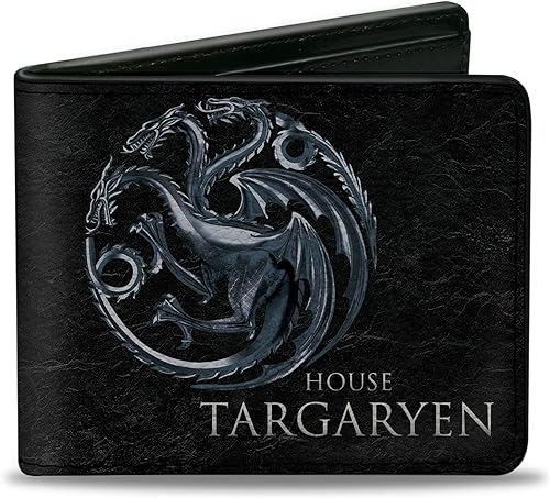 Buckle-Down Billetera plegable para hombre, Juego de Tronos, 4.0" x 3.5", Game of Thrones, Billetera plegable
