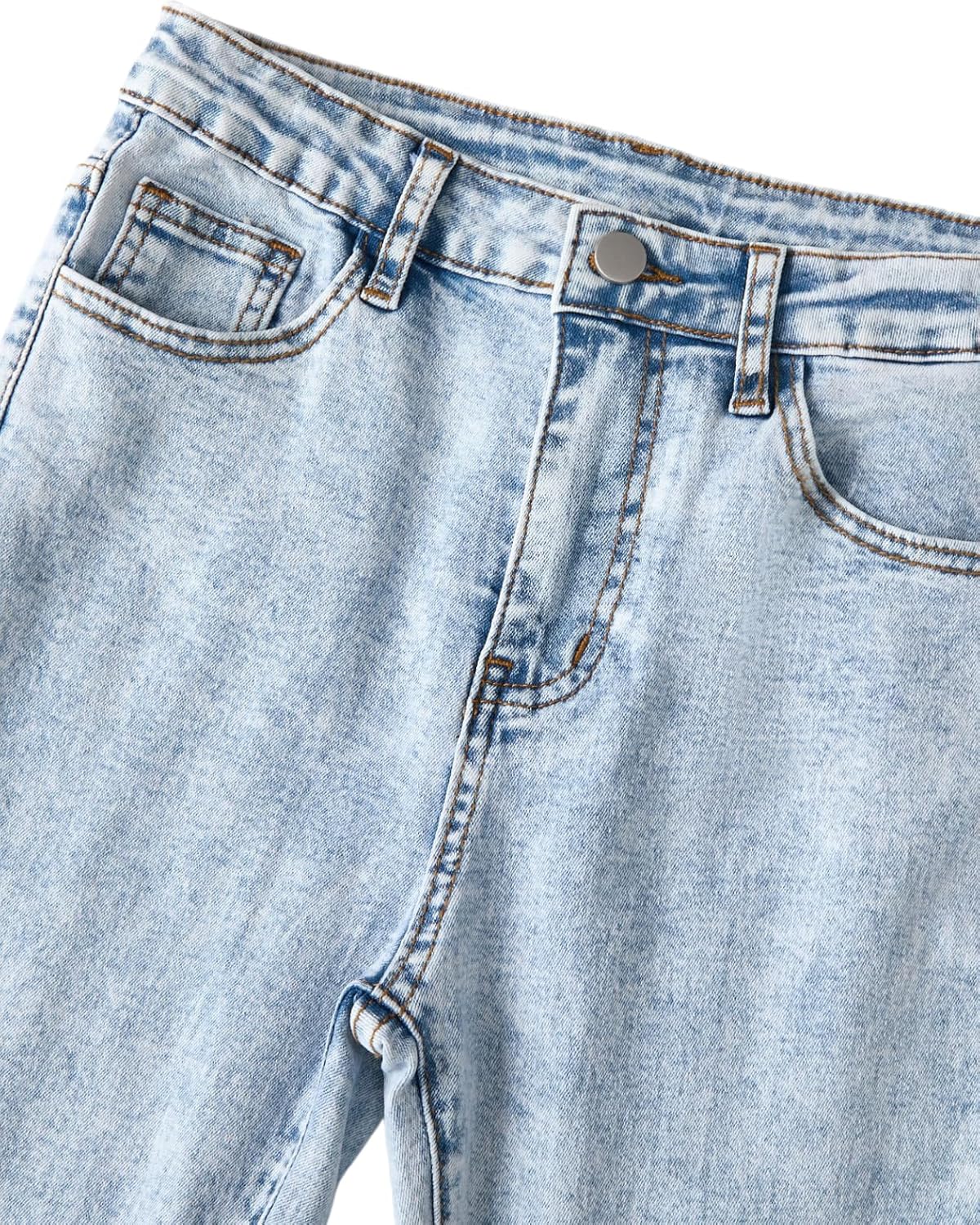 Civpe Girls Bootcut Jeans Soft Stretch Denim Flare Pants for Girls 7–14 High Waist Comfy Everyday School Wear - Image 5