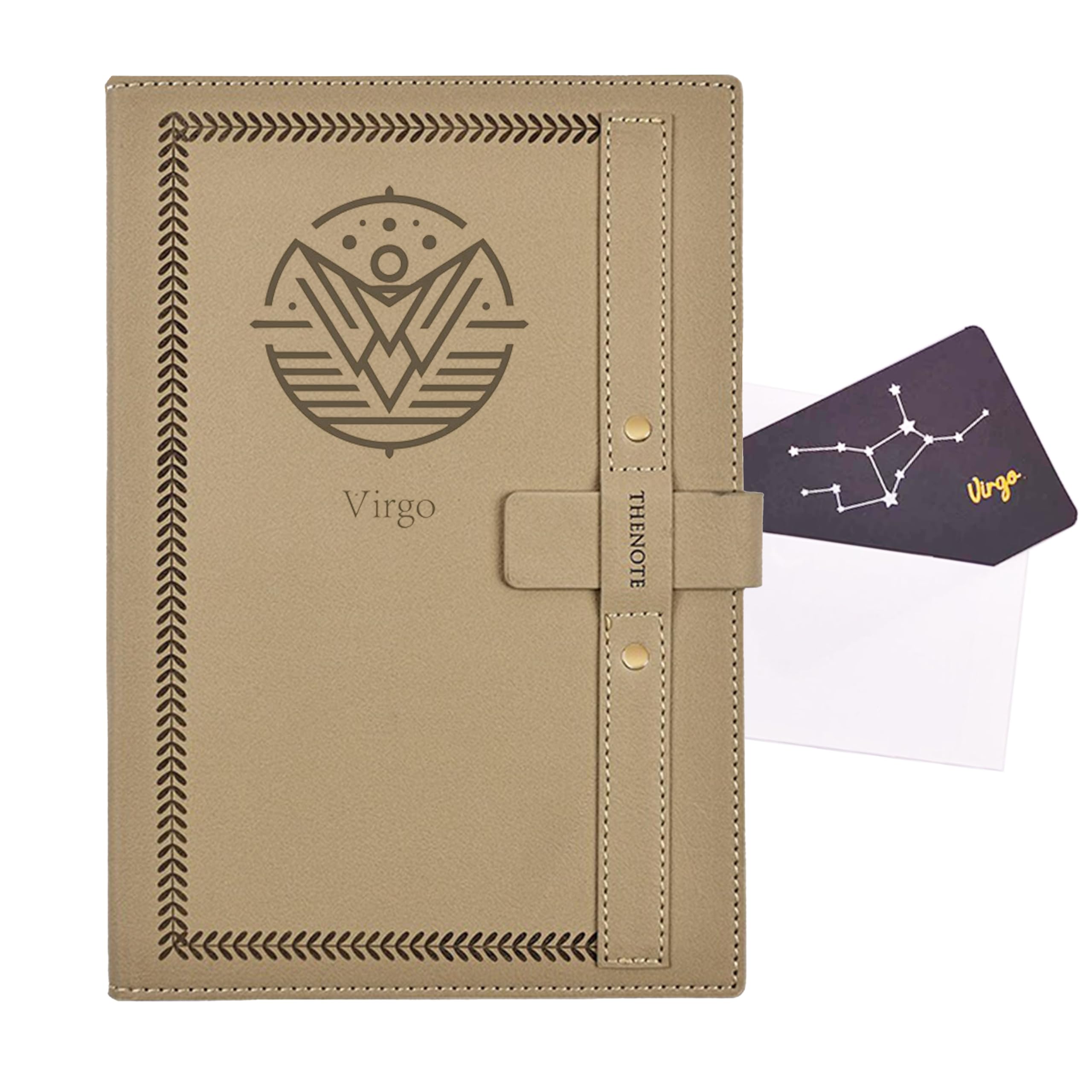 Carnet de notes Vierge Zodiac ligné format A5 pour affaires