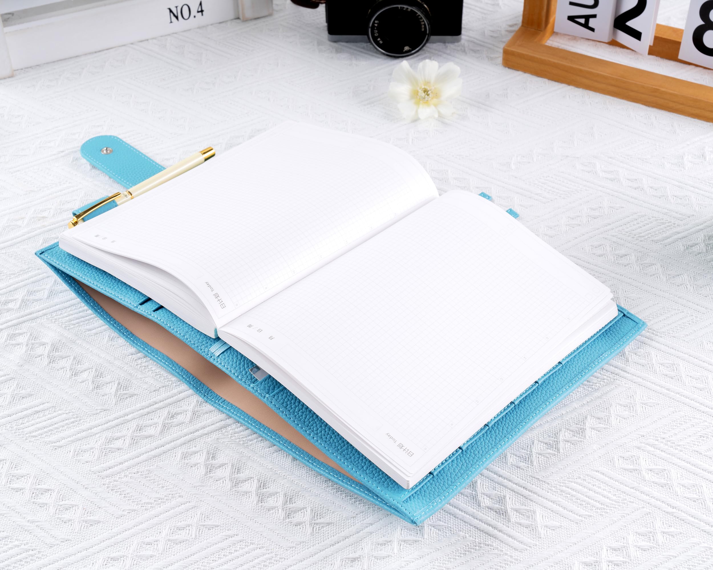 Ox Knight A5 Leather Planner Cover for Hobonichi Cousin