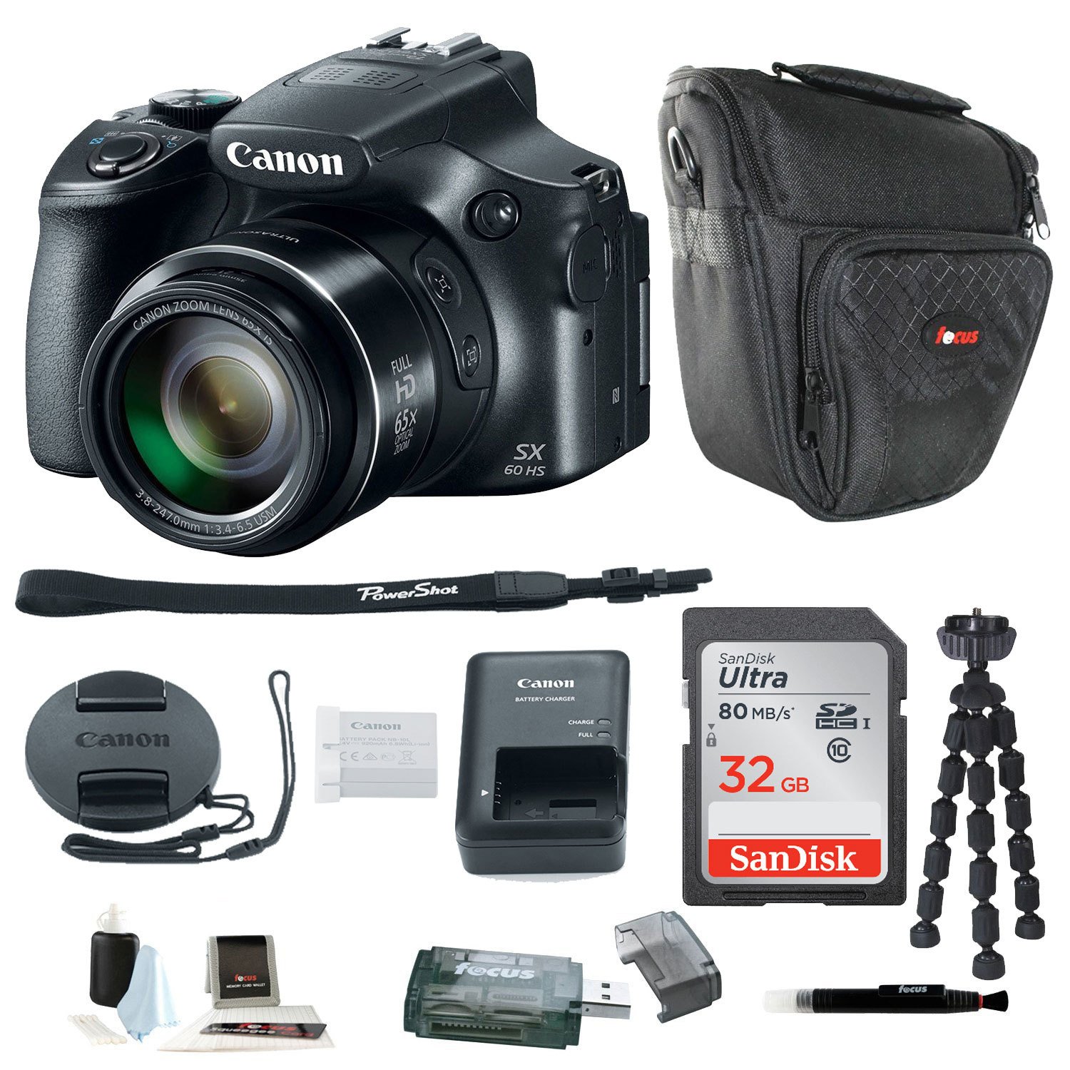 Amazon Canada: Canon PowerShot SX60 HS 16.1MP Digital Camera with
