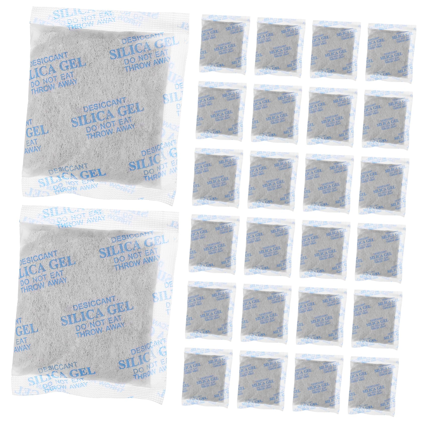 Amosfun Desecante De Embalaje 50g Paquetes De Sílice Absorbe Humedad Ideal Para Mudanzas