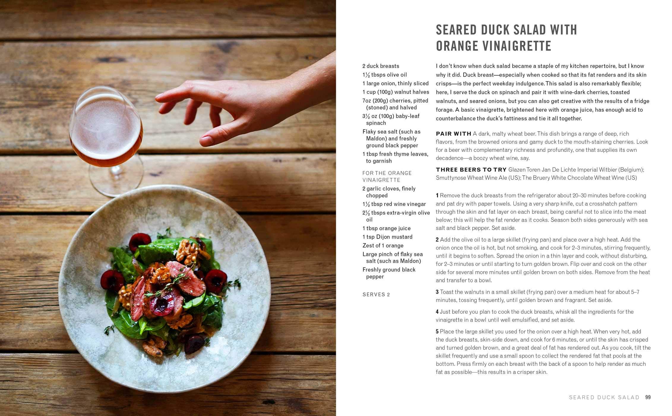 The Beer Lover's Table: Seasonal recipes and modern beer pairings