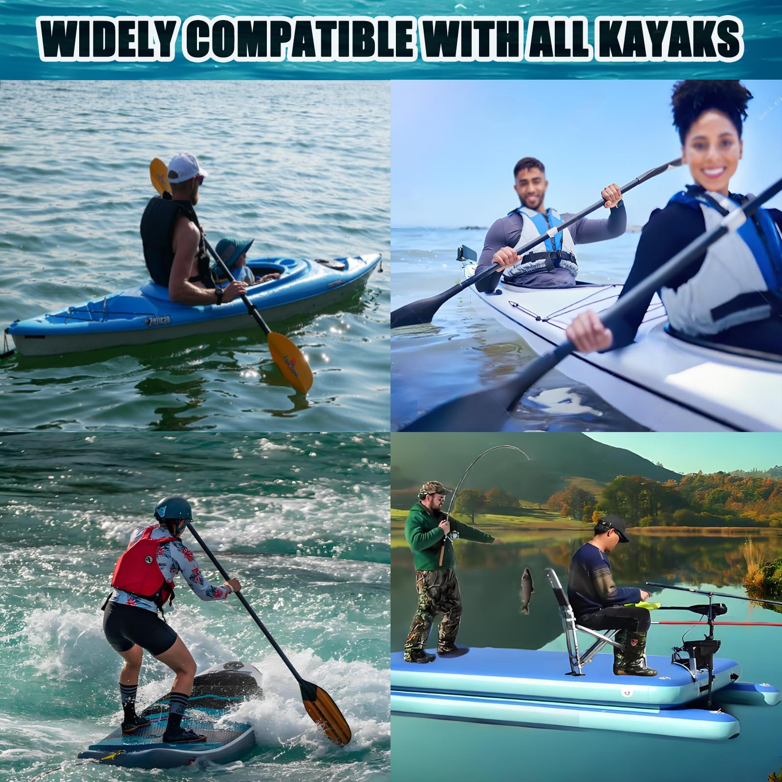 Aileron de surf électrique rechargeable Hydrofoil avec télécommande pour améliorer le surf et la planche à pagaie