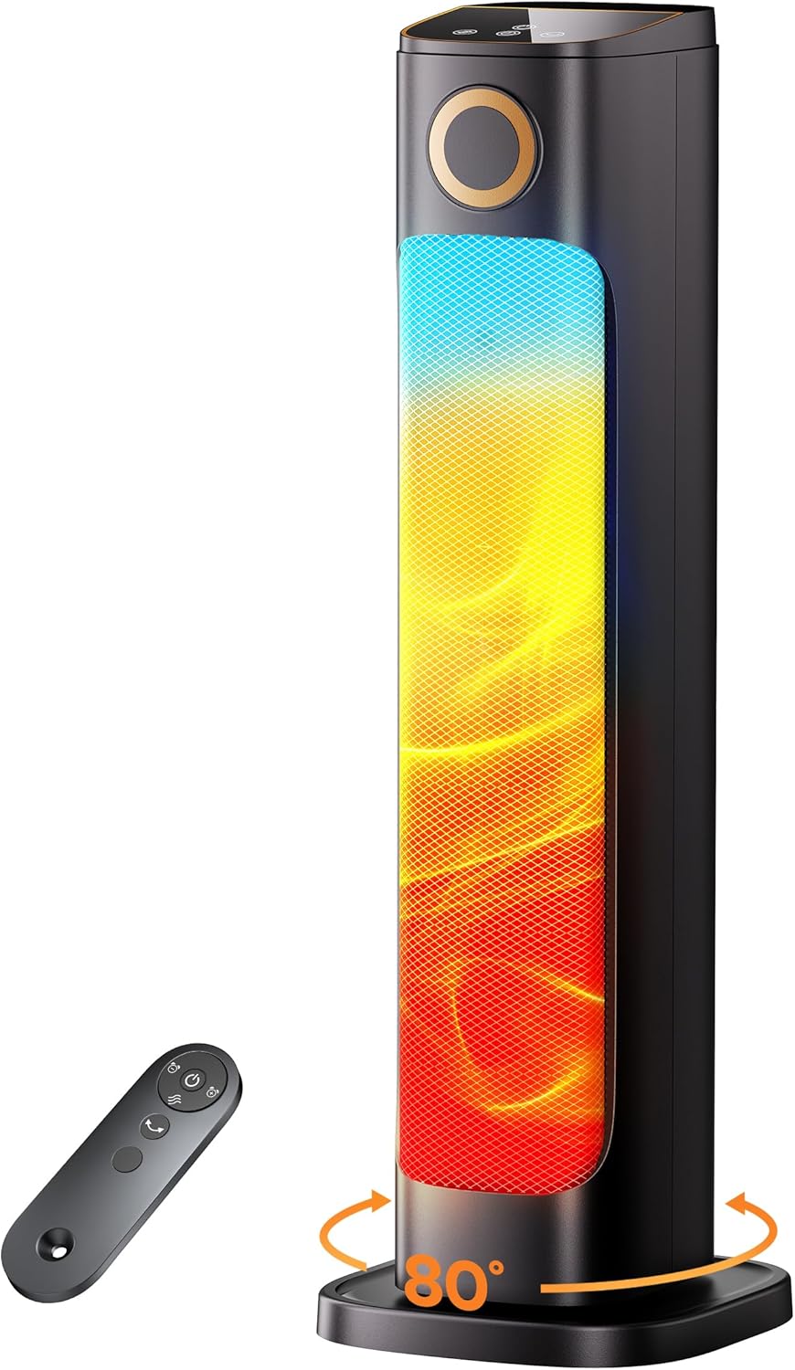 Calefactor Eléctrico Portátil Infrarrojo 1500W 120V con Temporizador