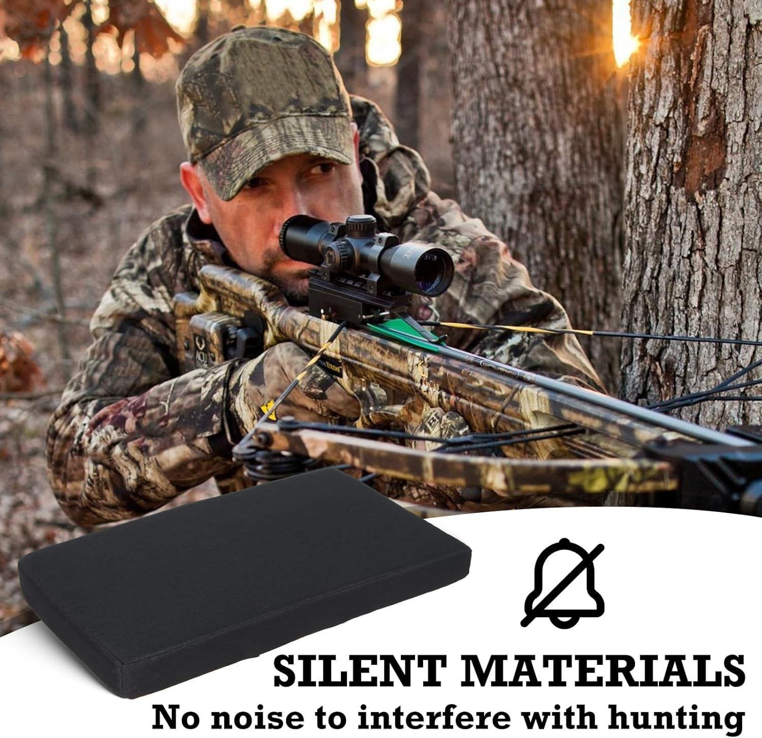 ハンティングツリースタンド シートクッション 吊り下げ式ツリースタンド用 ハンティングシートクッション バックル付き ツリースタンド