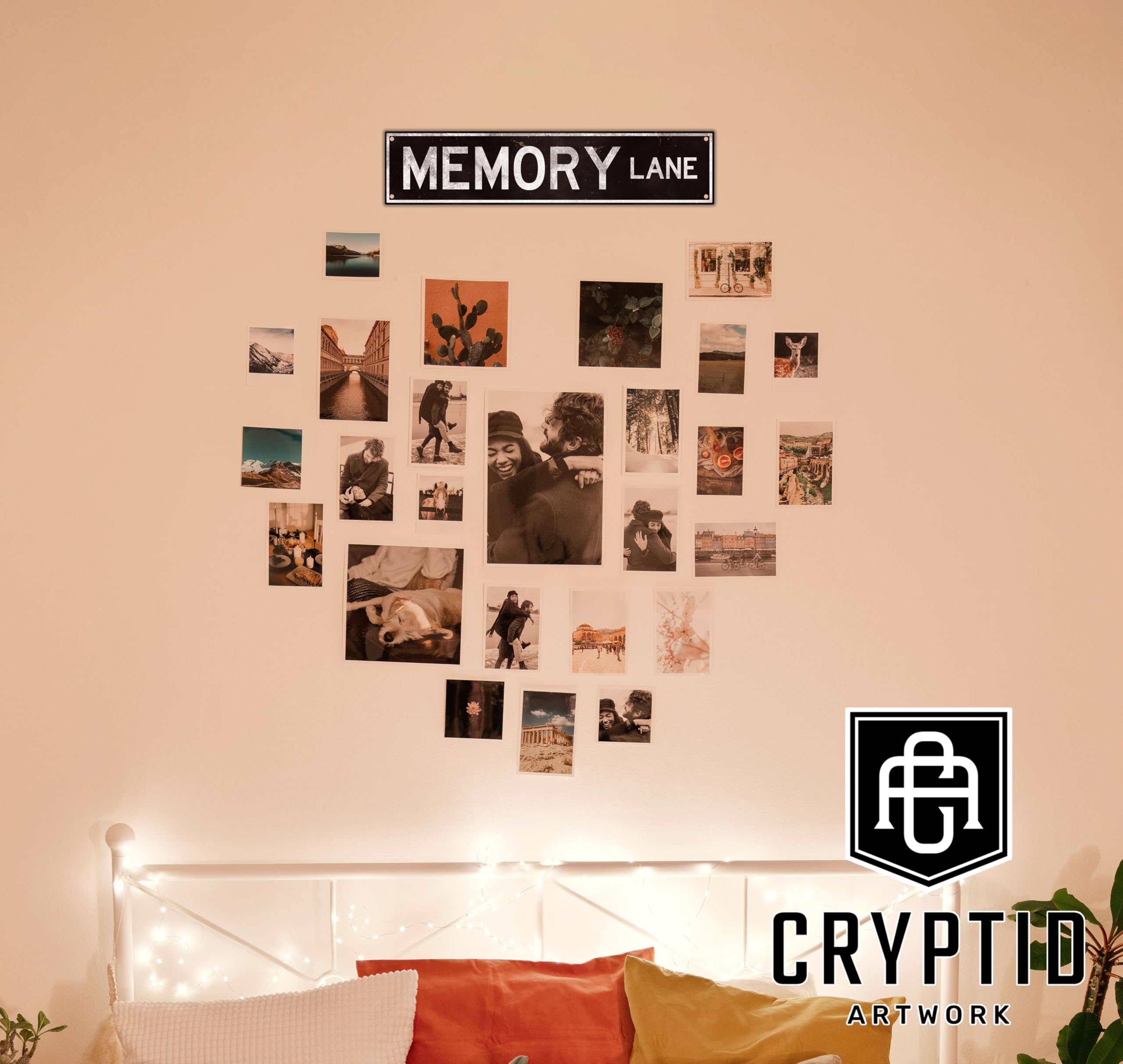 Amazon.com: Memory Lane Metal Sign 18x4 Inch - Embossed Wall Art