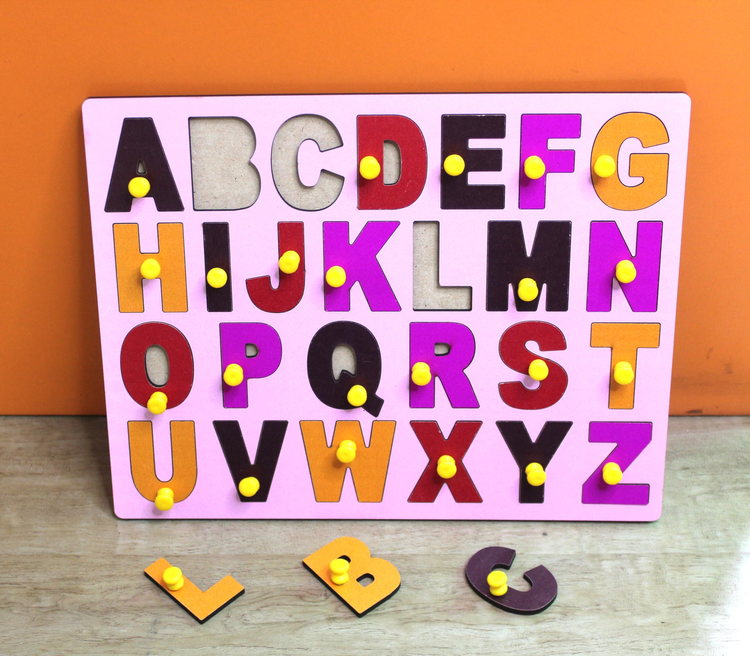 Wooden Capital Alphabets Letters Learning Educational Puzzle Toy for Kids | Set of 26, for Classrooms and Playrooms | Alphabets for Kids Learning | Alphabet Puzzles for Kids | Kids Brain Development (B0D3YVGRXG) Amazon Price History, Amazon Price Tracker