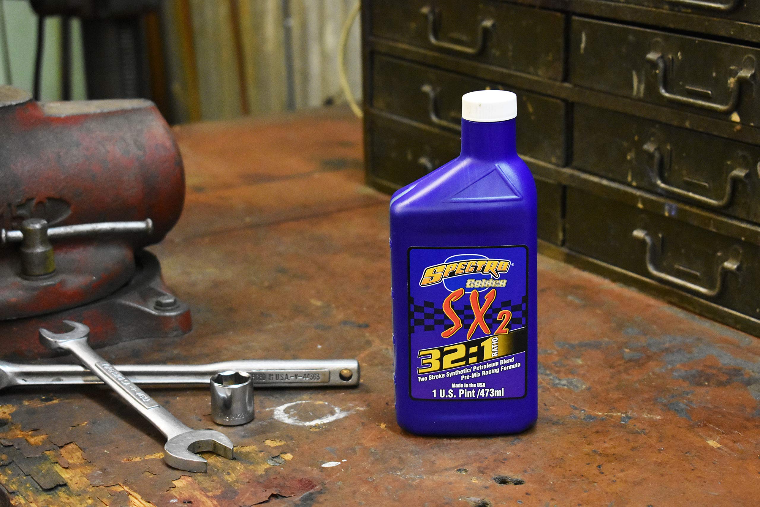 Amazon.com: Spectro Oil O.SGSX321 SX Golden 32:1 Semi- Synthetic 2