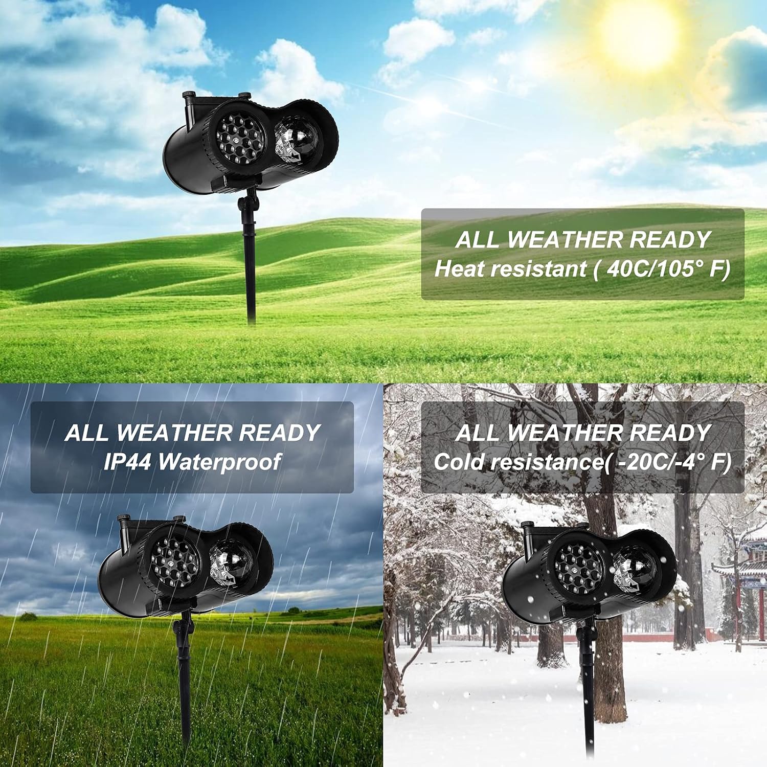 Valentine's Day Decor Projector Light 2-in-1 Binocular Rotating Cupid Love Projector Light with Ocean Wave, Waterproof Holiday Light with Remote Control&Timer for Outdoor Indoor Xmas Party Decorations