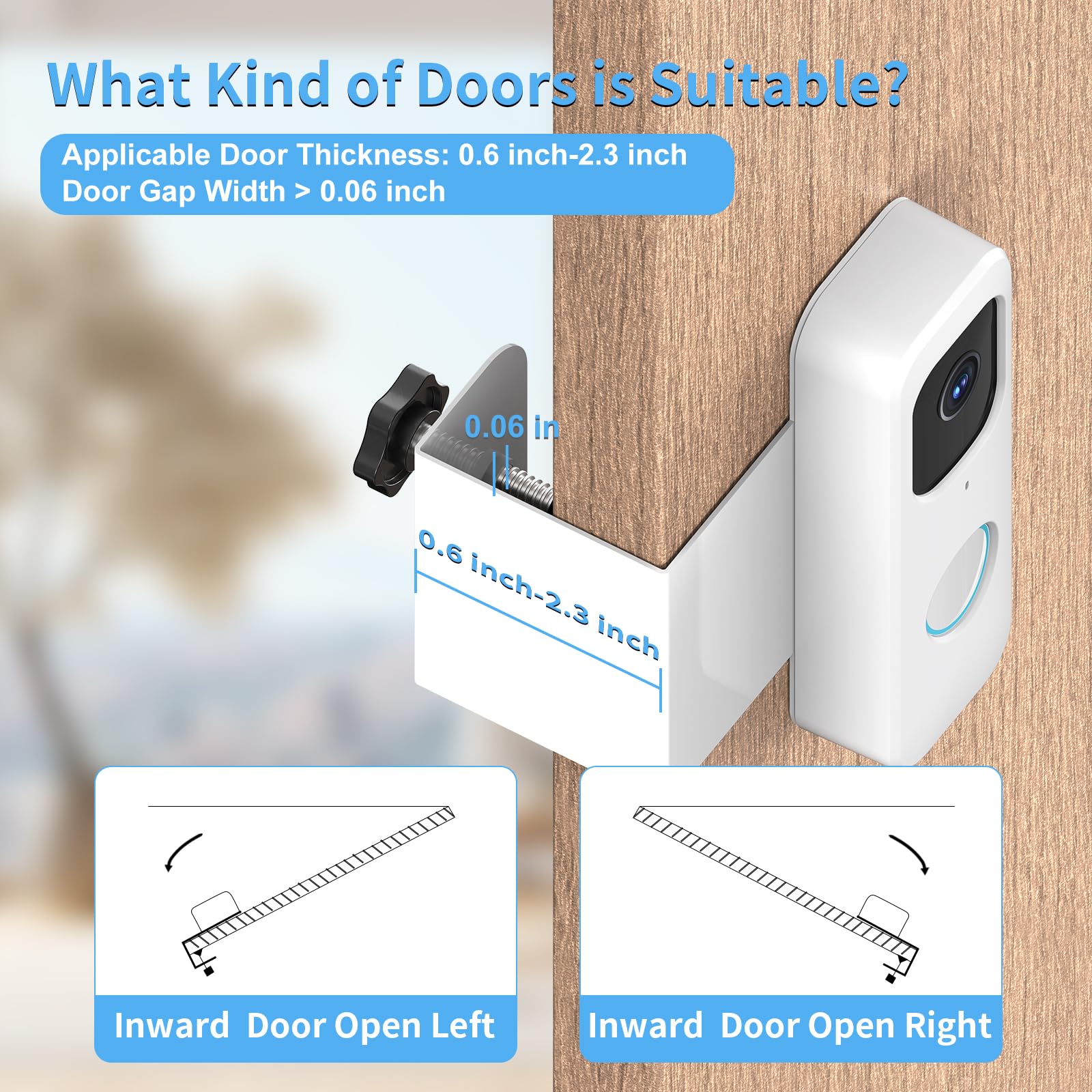 AntiTheft Blink Doorbell Mount, Blink Video Doorbell